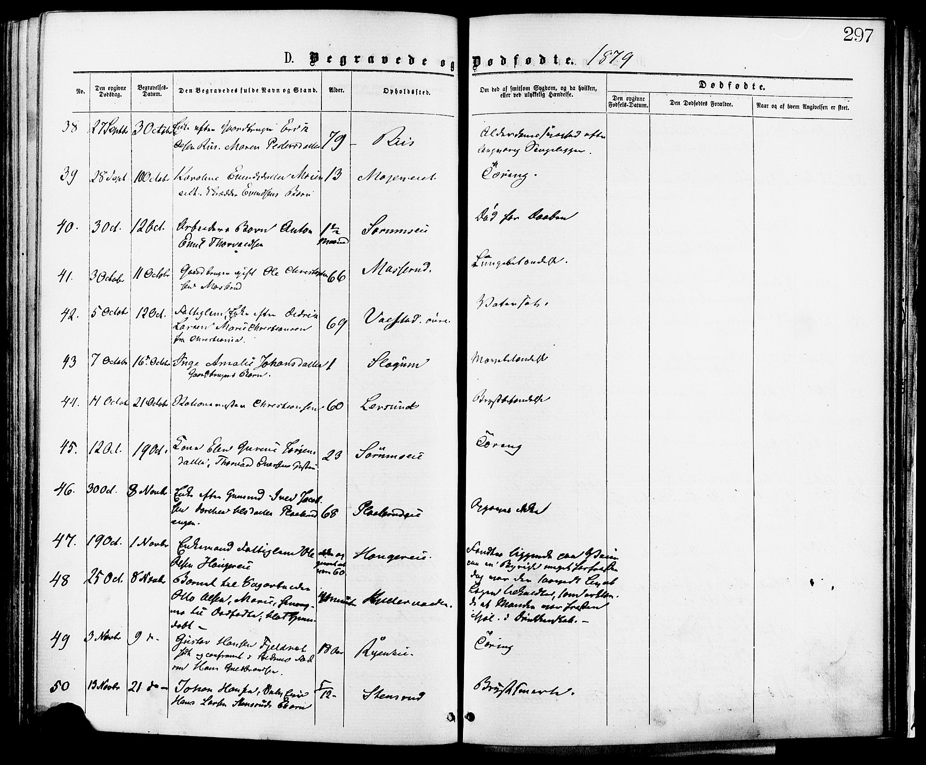 Skedsmo prestekontor Kirkebøker, AV/SAO-A-10033a/F/Fa/L0012: Parish register (official) no. I 12, 1876-1883, p. 297