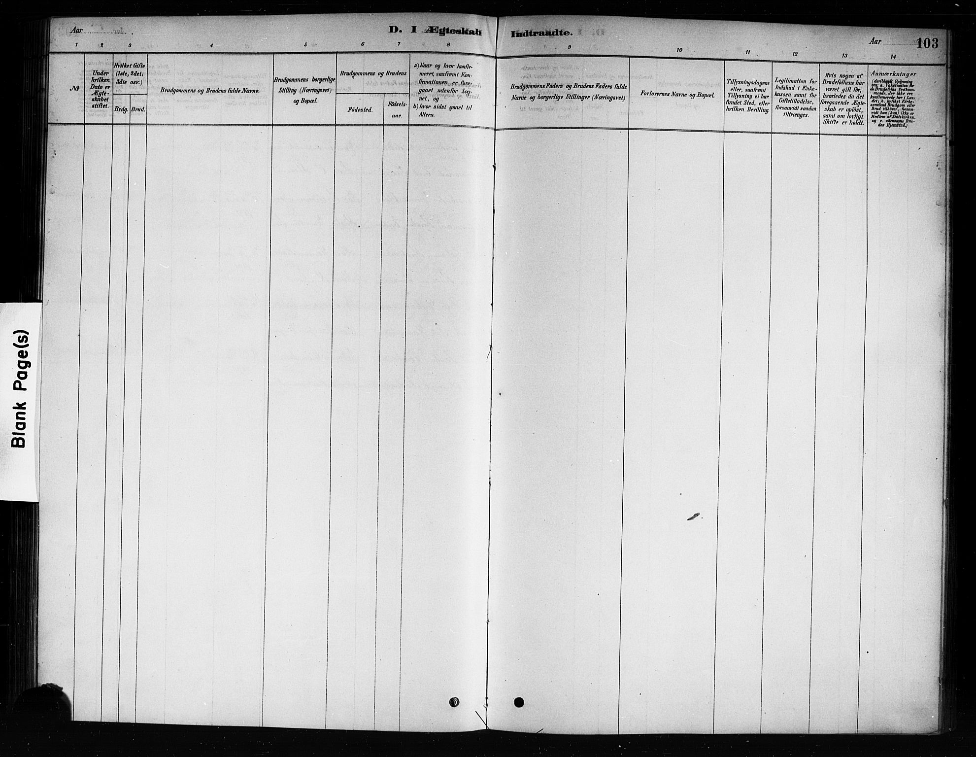 Hole kirkebøker, AV/SAKO-A-228/F/Fb/L0001: Parish register (official) no. II 1, 1878-1891, p. 103