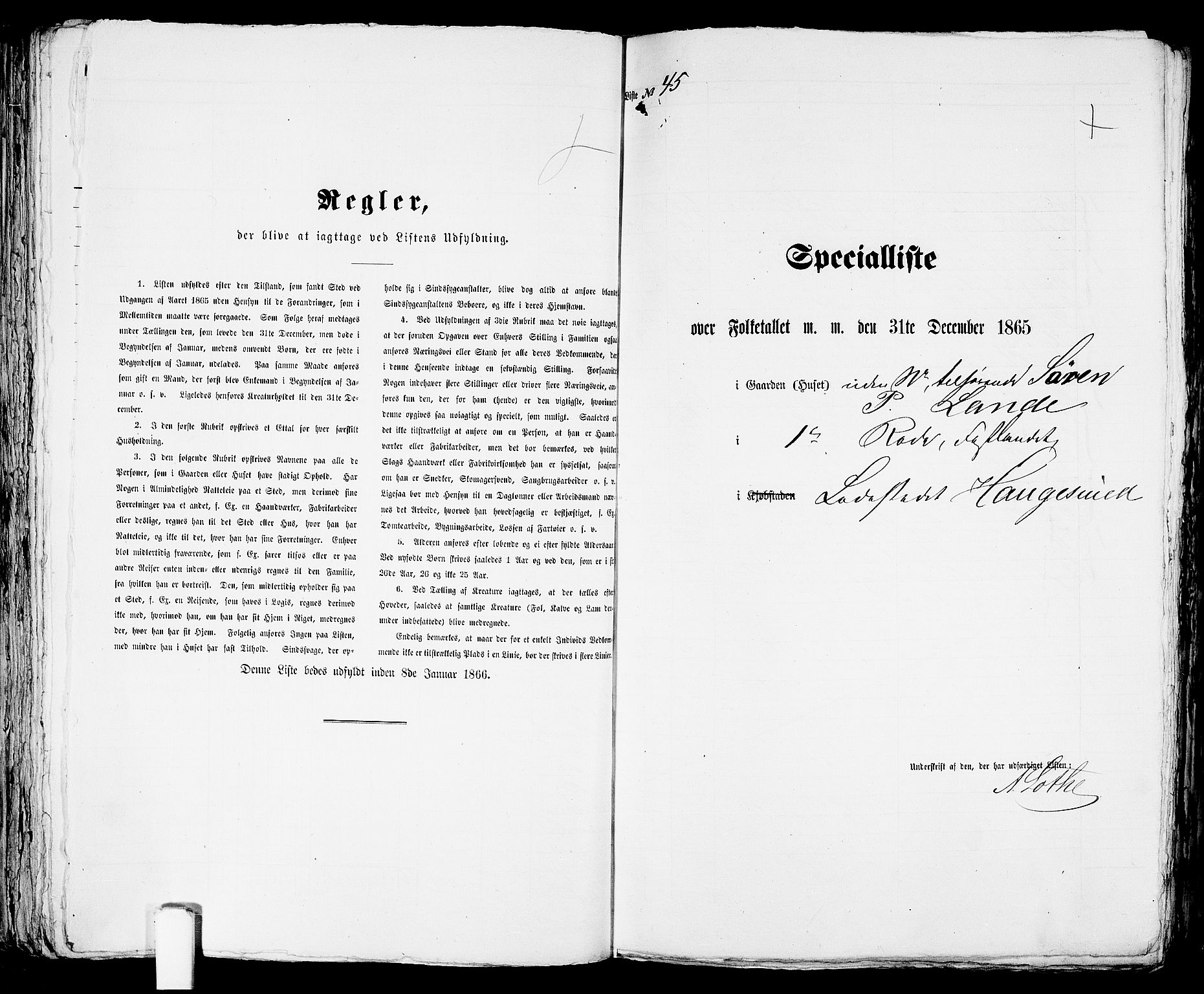 RA, 1865 census for Torvastad/Haugesund, 1865, p. 95