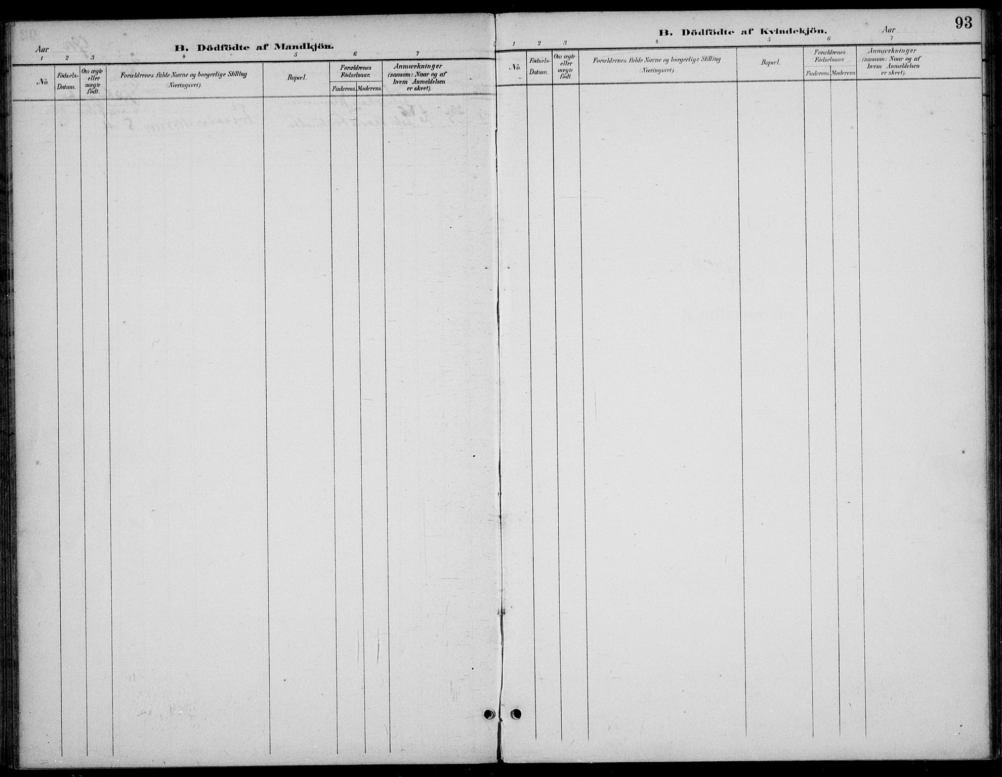 Høgsfjord sokneprestkontor, AV/SAST-A-101624/H/Ha/Haa/L0007: Parish register (official) no. A 7, 1898-1917, p. 93