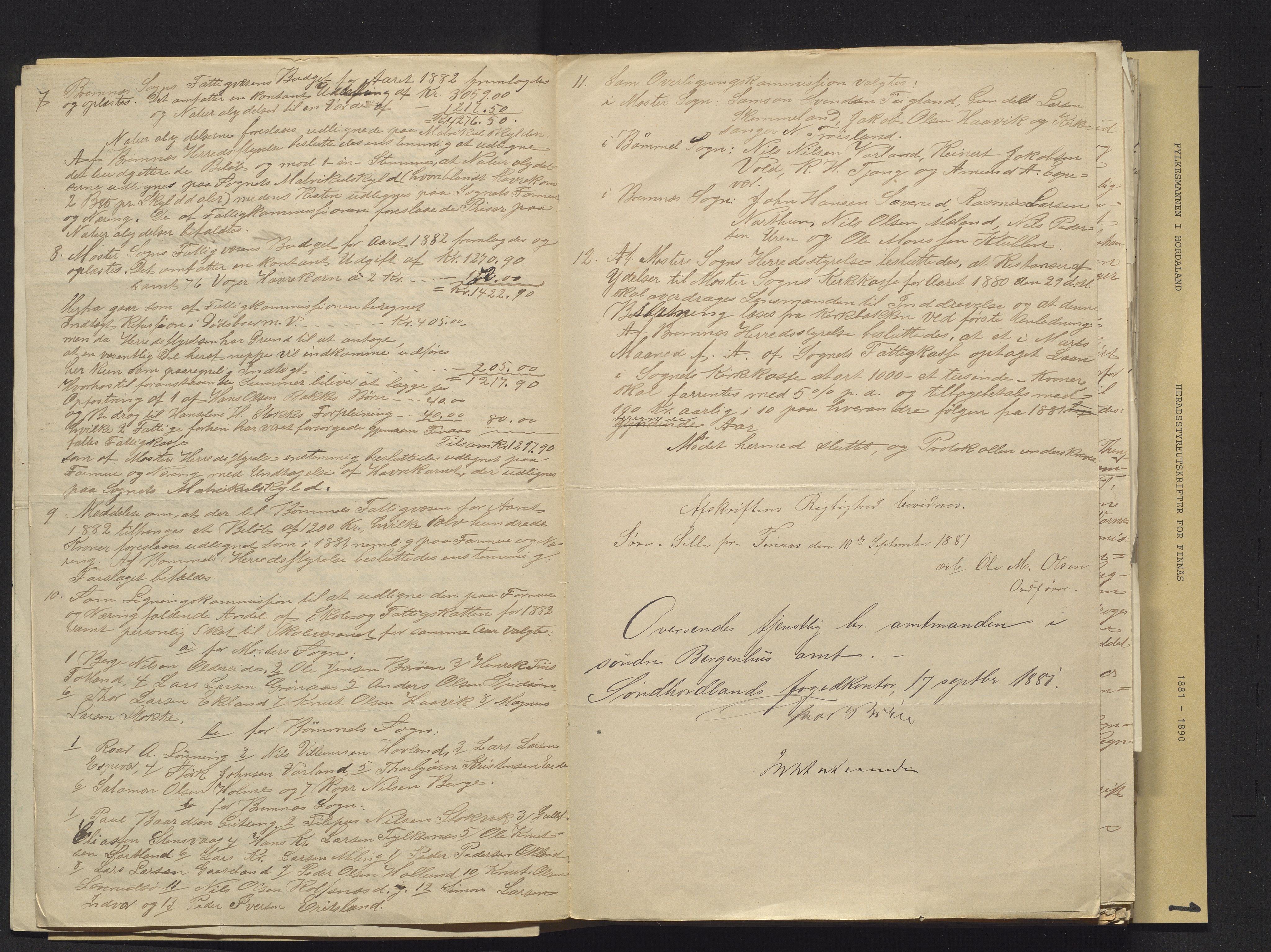 Fylkesmannen i Hordaland , AV/SAB-A-3601/1/03/03D/L0024: Heradsstyreutskrifter, 1881-1925, p. 16