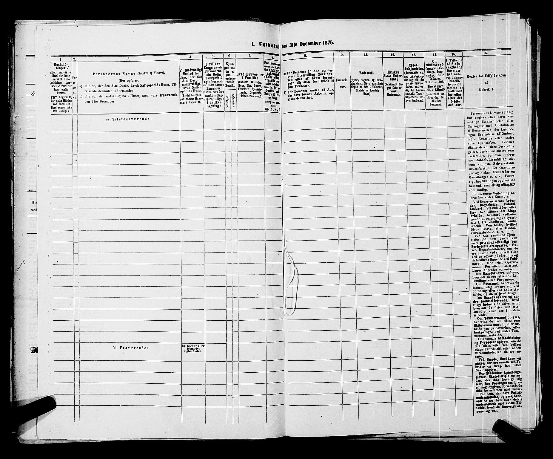 SAKO, 1875 census for 0602 Drammen, 1875, p. 352