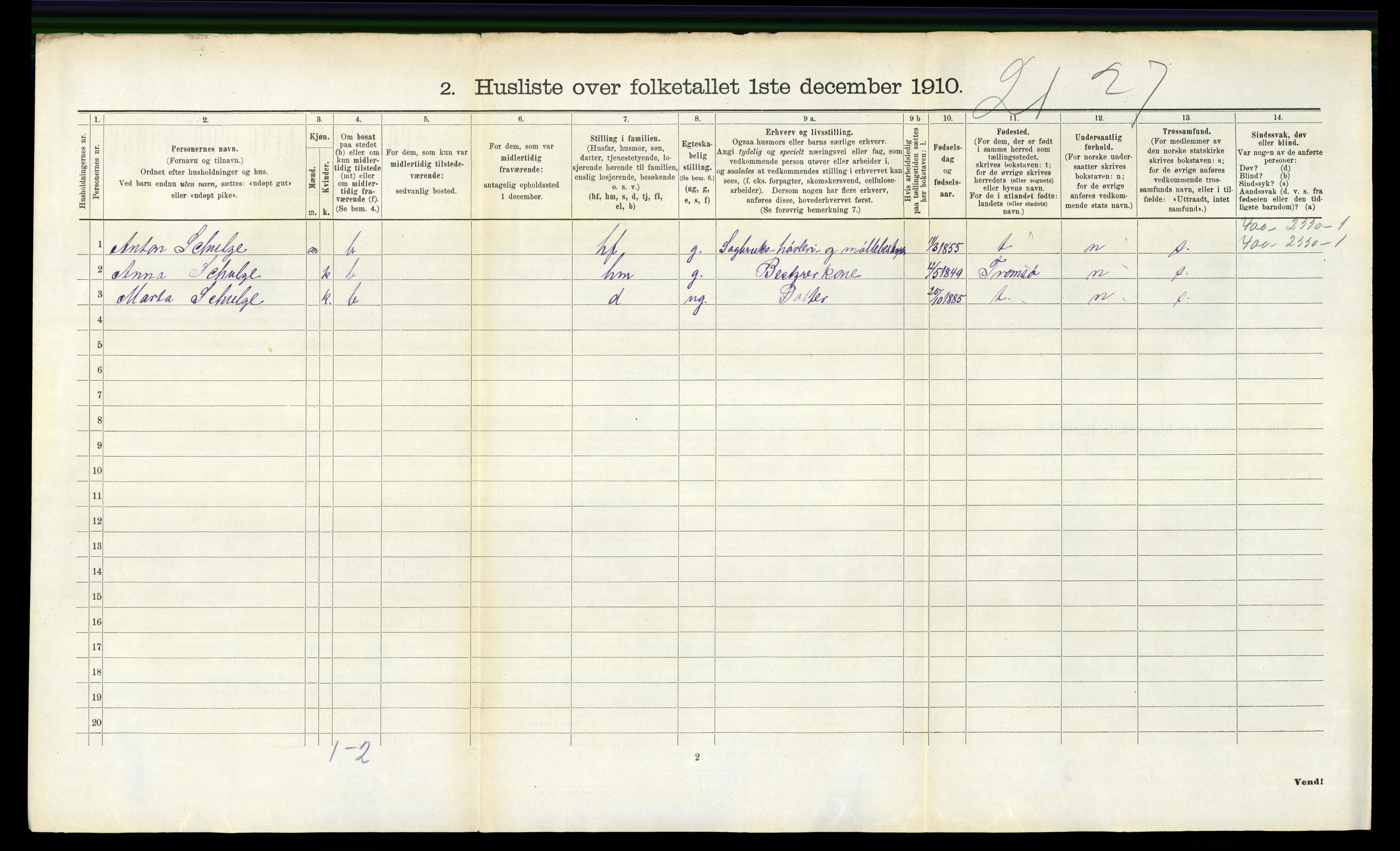 RA, 1910 census for Skåtøy, 1910, p. 858