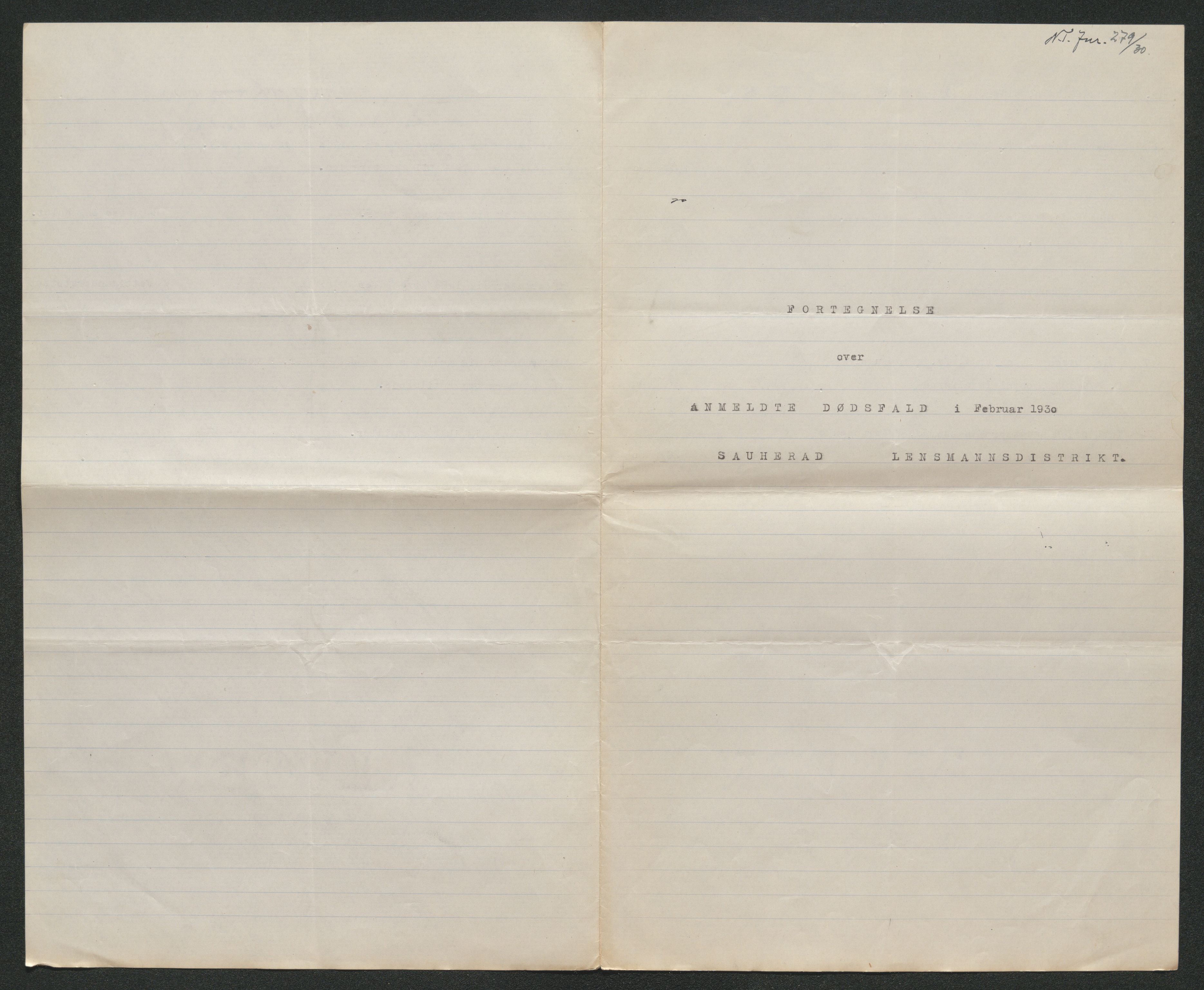 Nedre Telemark sorenskriveri, AV/SAKO-A-135/H/Ha/Hab/L0007: Dødsfallsfortegnelser
, 1925-1930