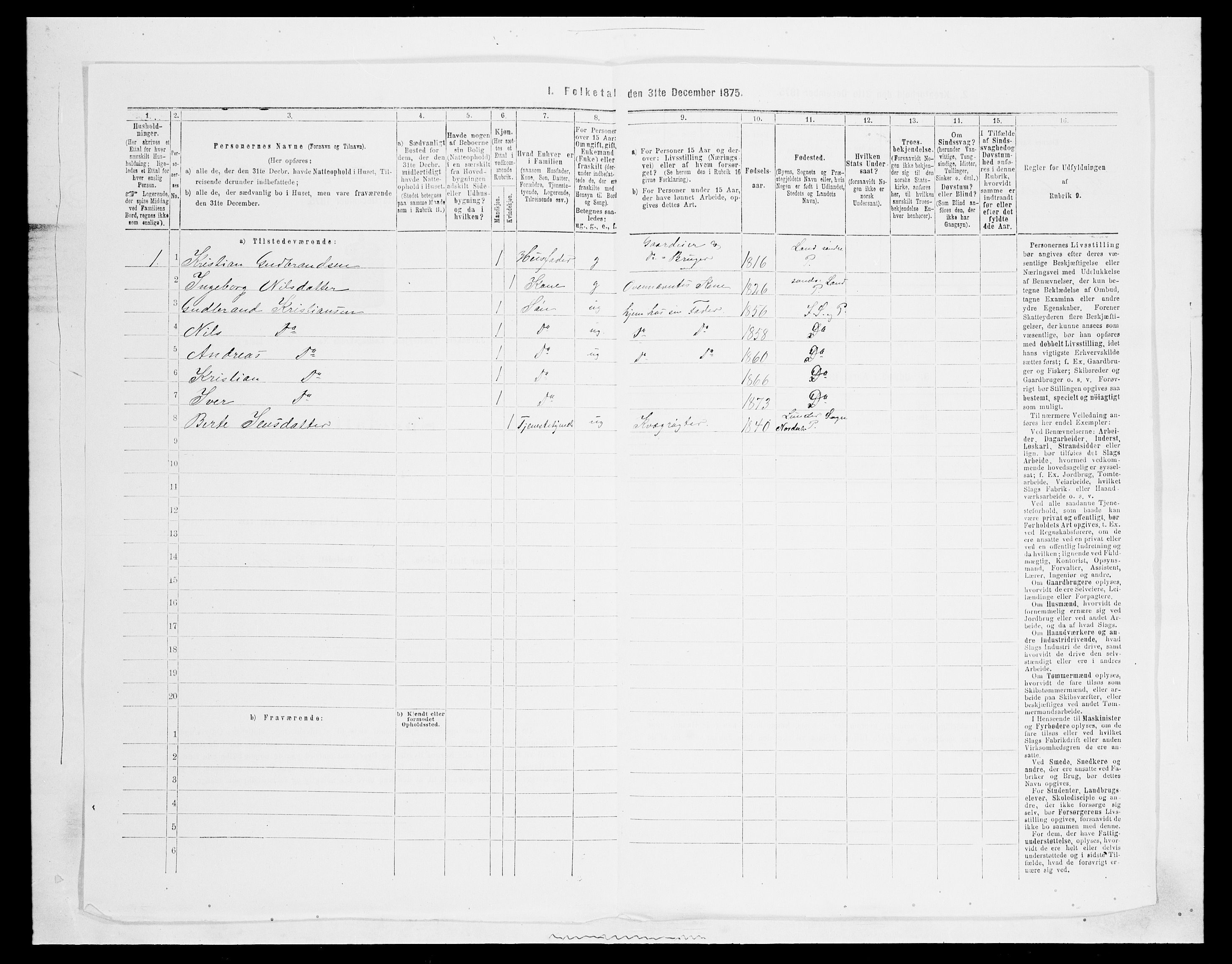 SAH, 1875 census for 0532P Jevnaker, 1875, p. 1792