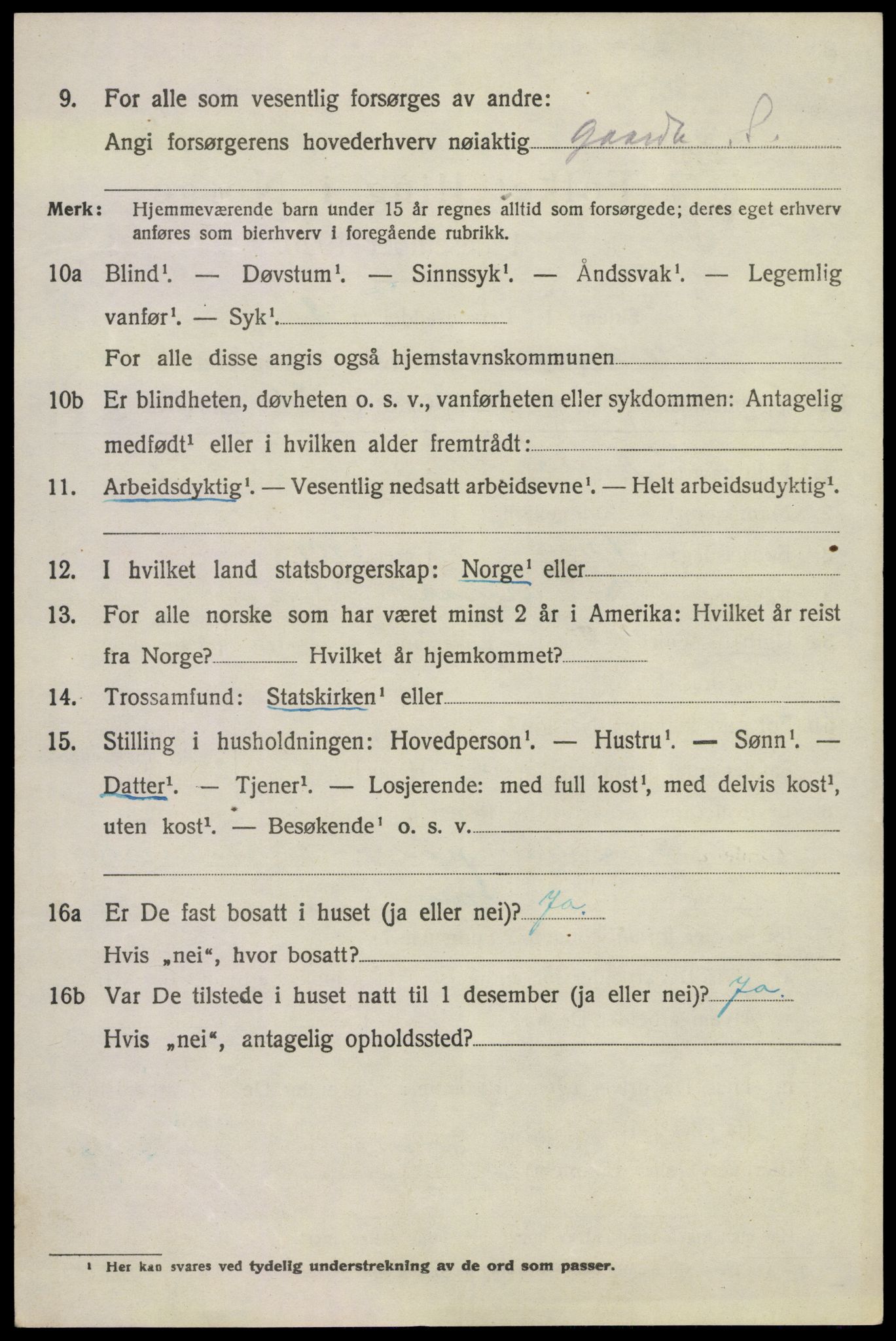 SAKO, 1920 census for Hedrum, 1920, p. 8594