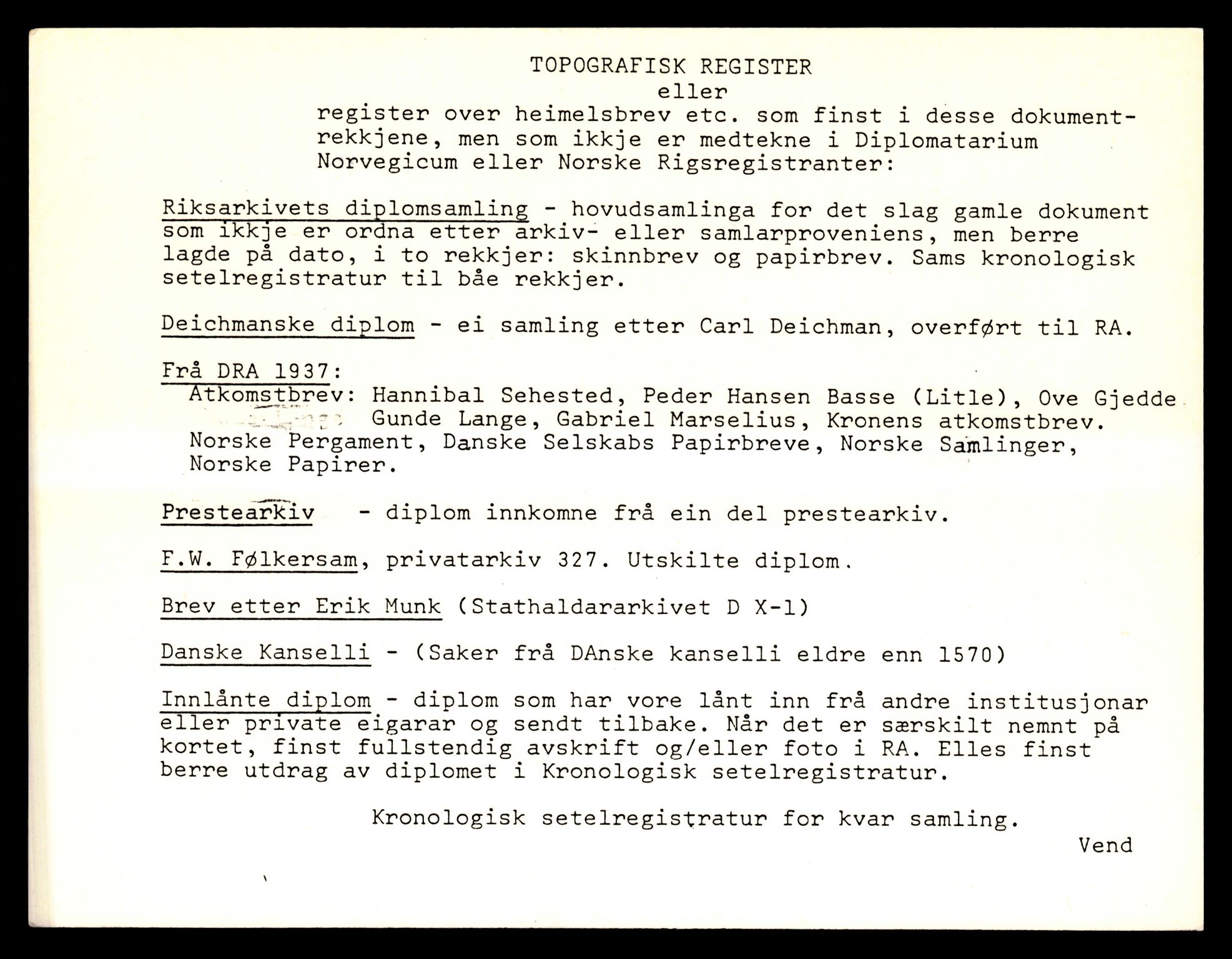 Riksarkivets registre til utrykte diplomer, RA/FIKTIV-001/A/06: Akershus - Romerike, 1400-1700, p. 1