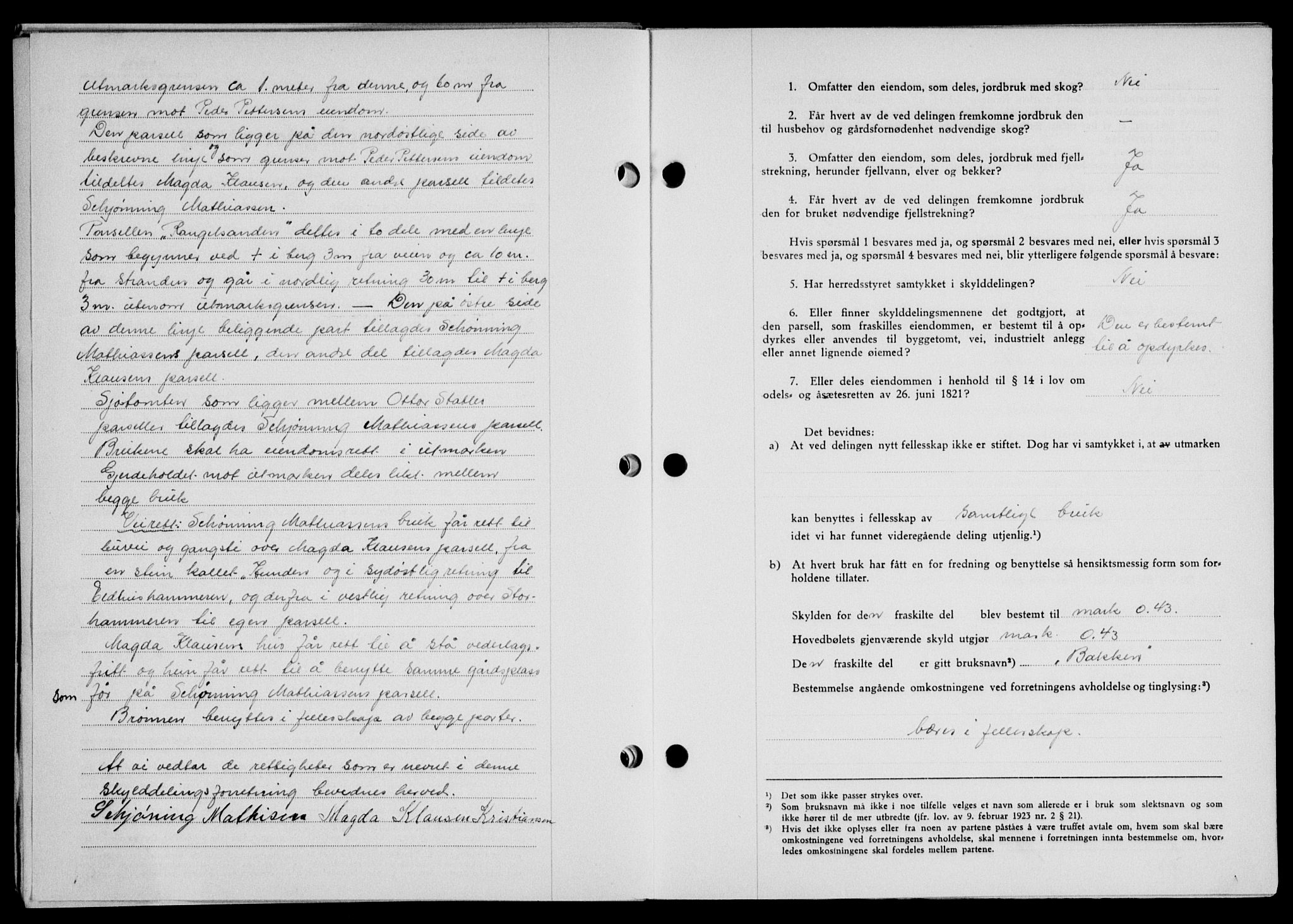 Lofoten sorenskriveri, SAT/A-0017/1/2/2C/L0012a: Mortgage book no. 12a, 1943-1944, Diary no: : 12/1944