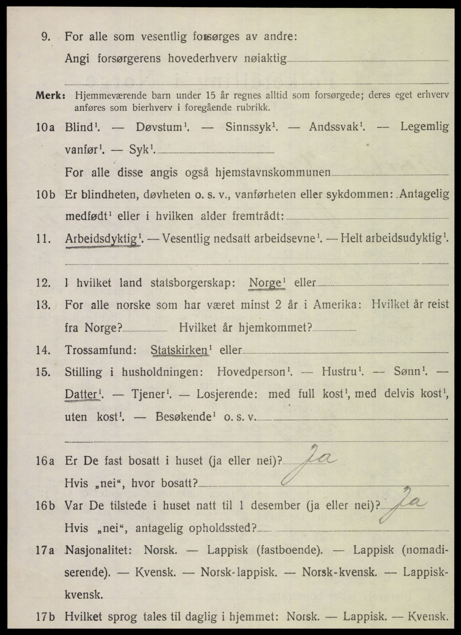 SAT, 1920 census for Herøy, 1920, p. 1319