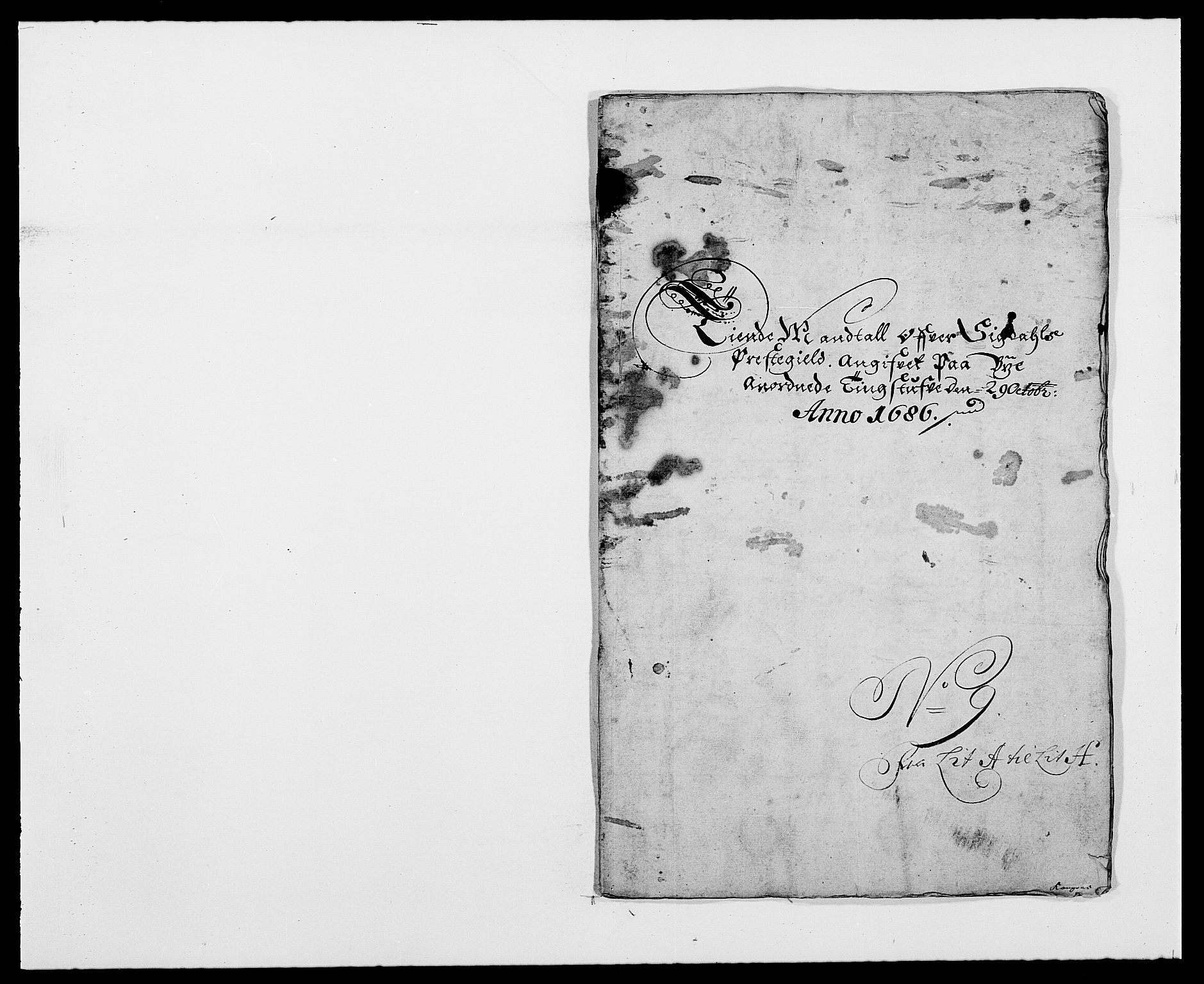 Rentekammeret inntil 1814, Reviderte regnskaper, Fogderegnskap, RA/EA-4092/R25/L1678: Fogderegnskap Buskerud, 1685-1686, p. 372