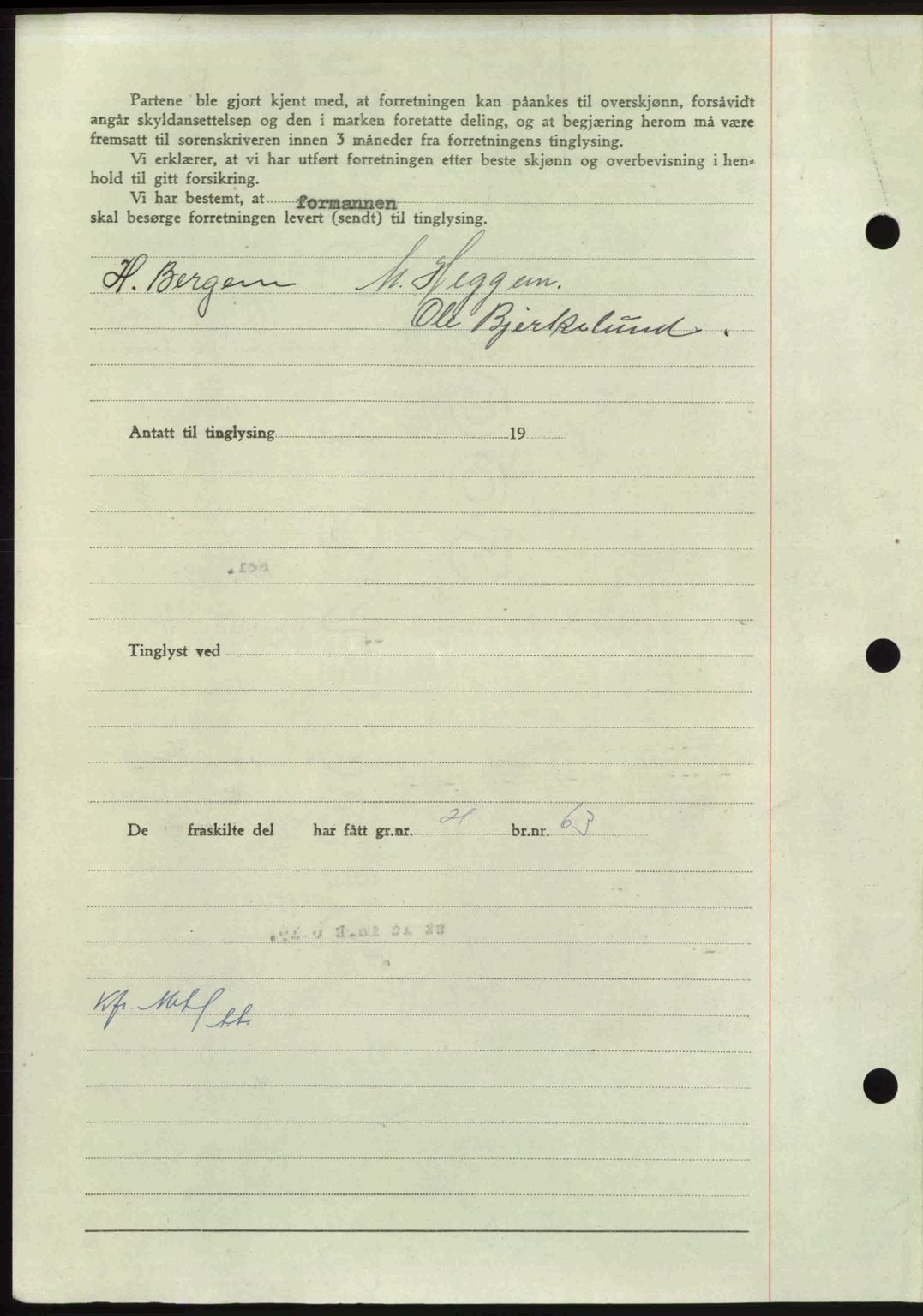 Nordmøre sorenskriveri, AV/SAT-A-4132/1/2/2Ca: Mortgage book no. A110, 1948-1949, Diary no: : 3508/1948