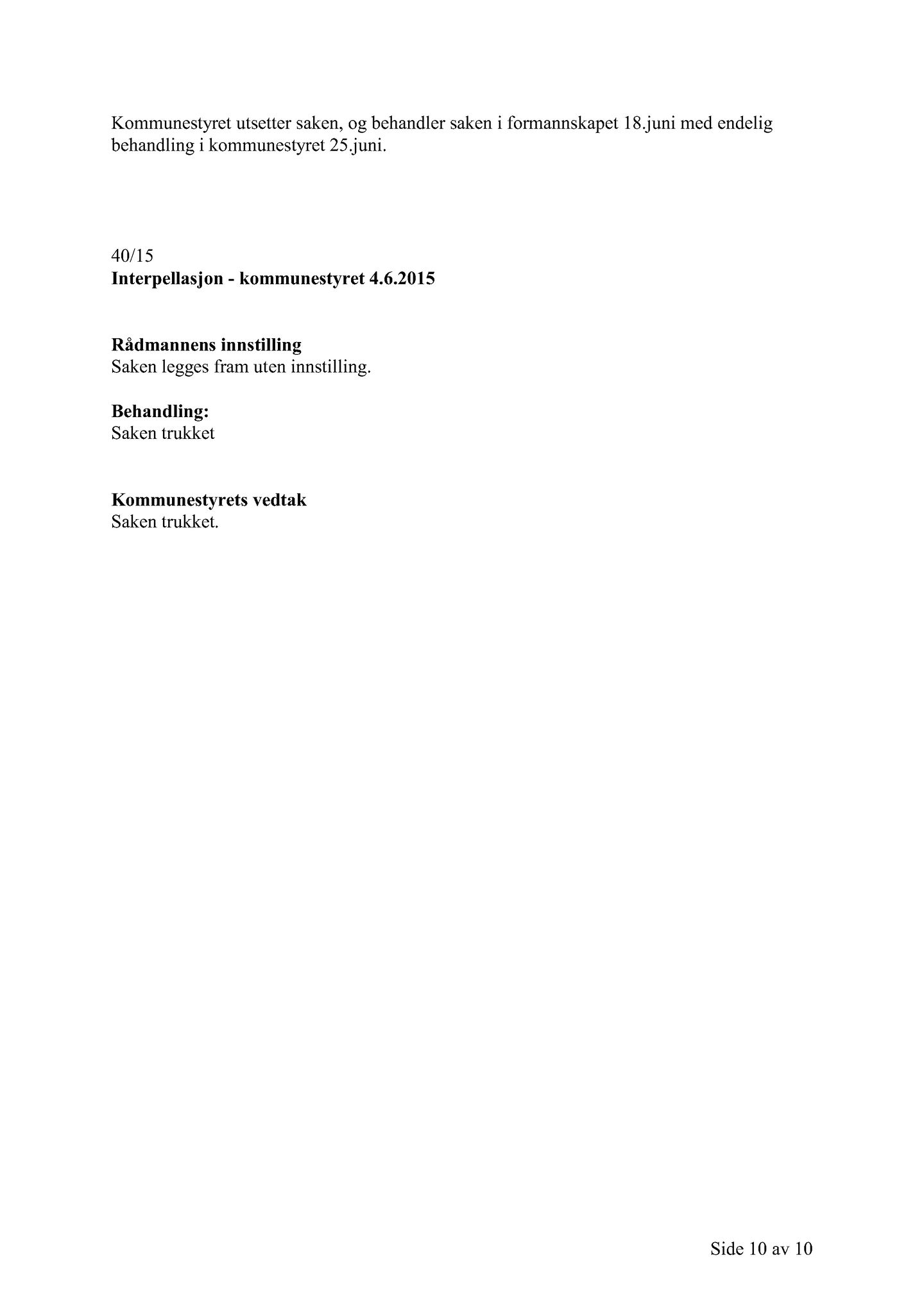 Klæbu Kommune, TRKO/KK/01-KS/L008: Kommunestyret - Møtedokumenter, 2015, p. 937