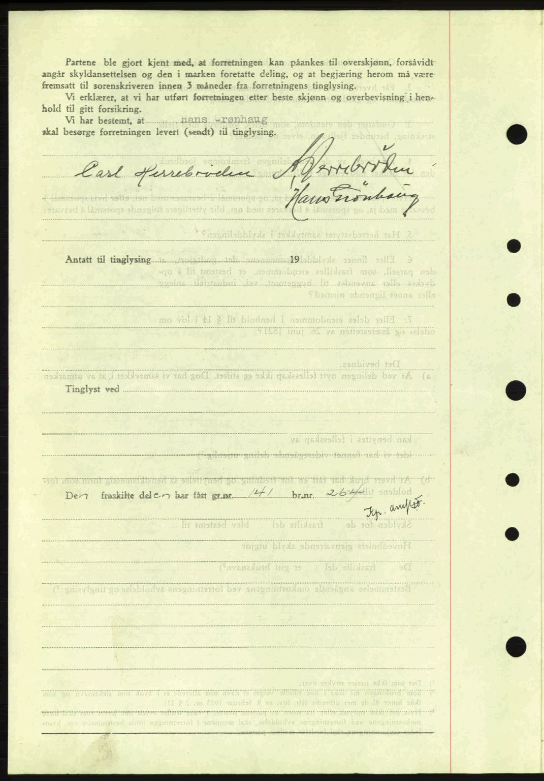 Idd og Marker sorenskriveri, AV/SAO-A-10283/G/Gb/Gbb/L0007: Mortgage book no. A7, 1944-1945, Diary no: : 146/1945