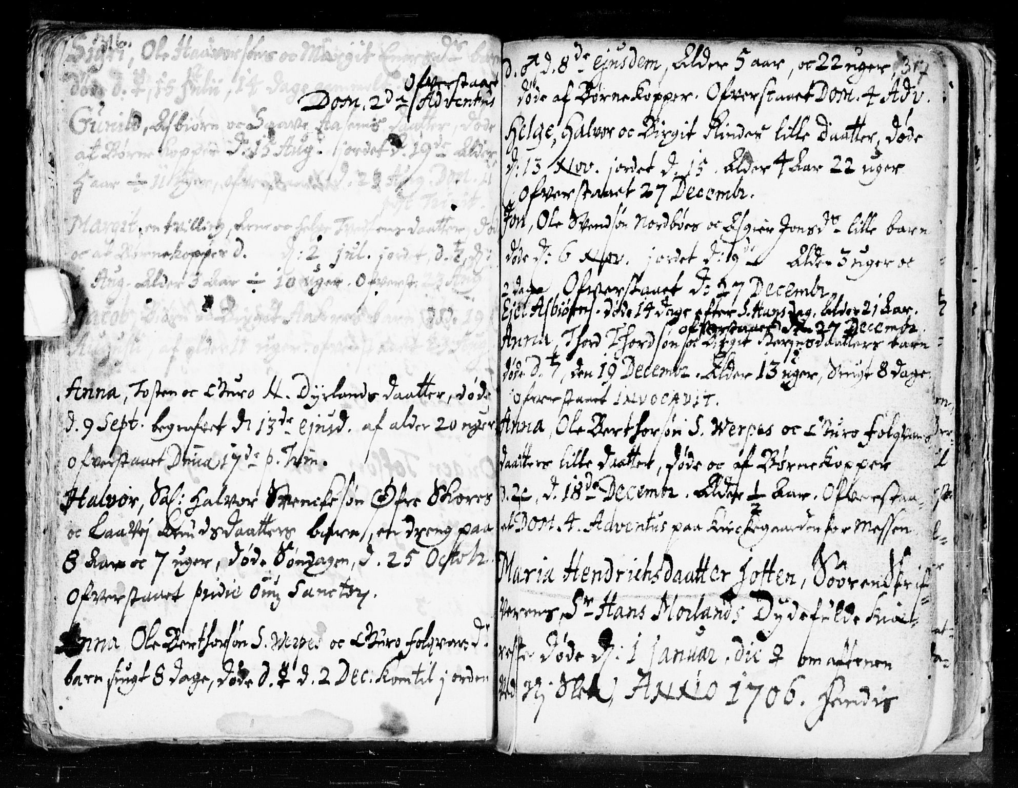 Seljord kirkebøker, SAKO/A-20/F/Fa/L0002: Parish register (official) no. I 2, 1689-1713, p. 316-317