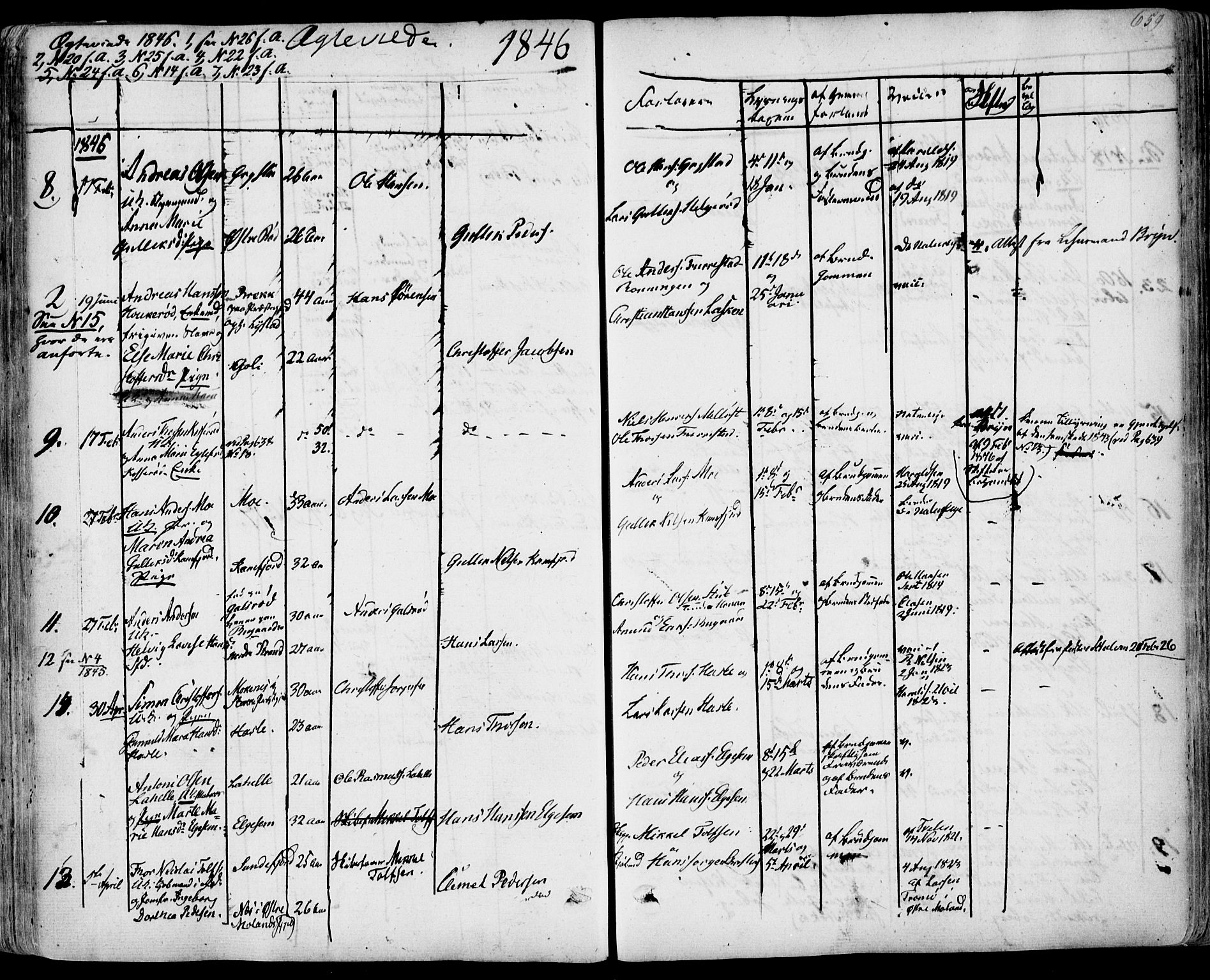 Sandar kirkebøker, SAKO/A-243/F/Fa/L0005: Parish register (official) no. 5, 1832-1847, p. 658-659