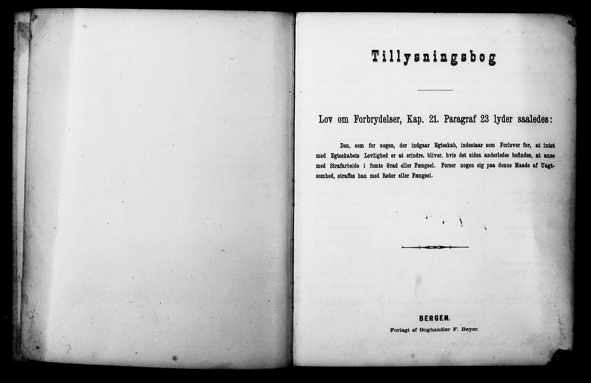 Uten arkivreferanse**, SAT/-: Banns register no. 1 /1 (Trøgstad), 1886-1891
