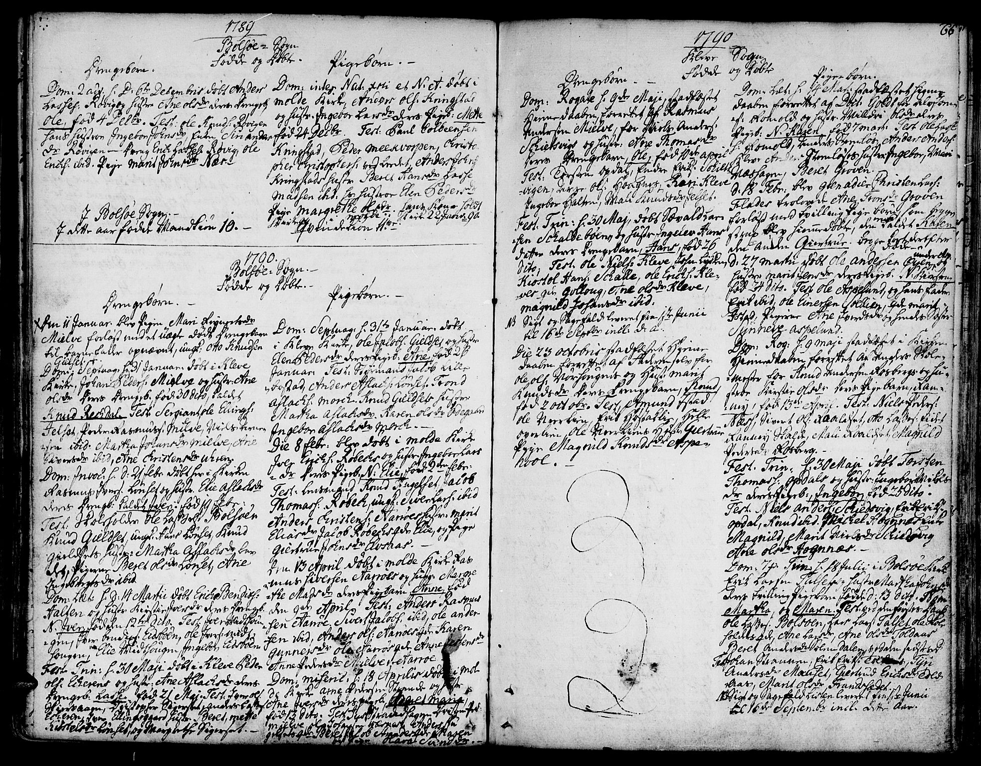 Ministerialprotokoller, klokkerbøker og fødselsregistre - Møre og Romsdal, AV/SAT-A-1454/555/L0648: Parish register (official) no. 555A01, 1759-1793, p. 66