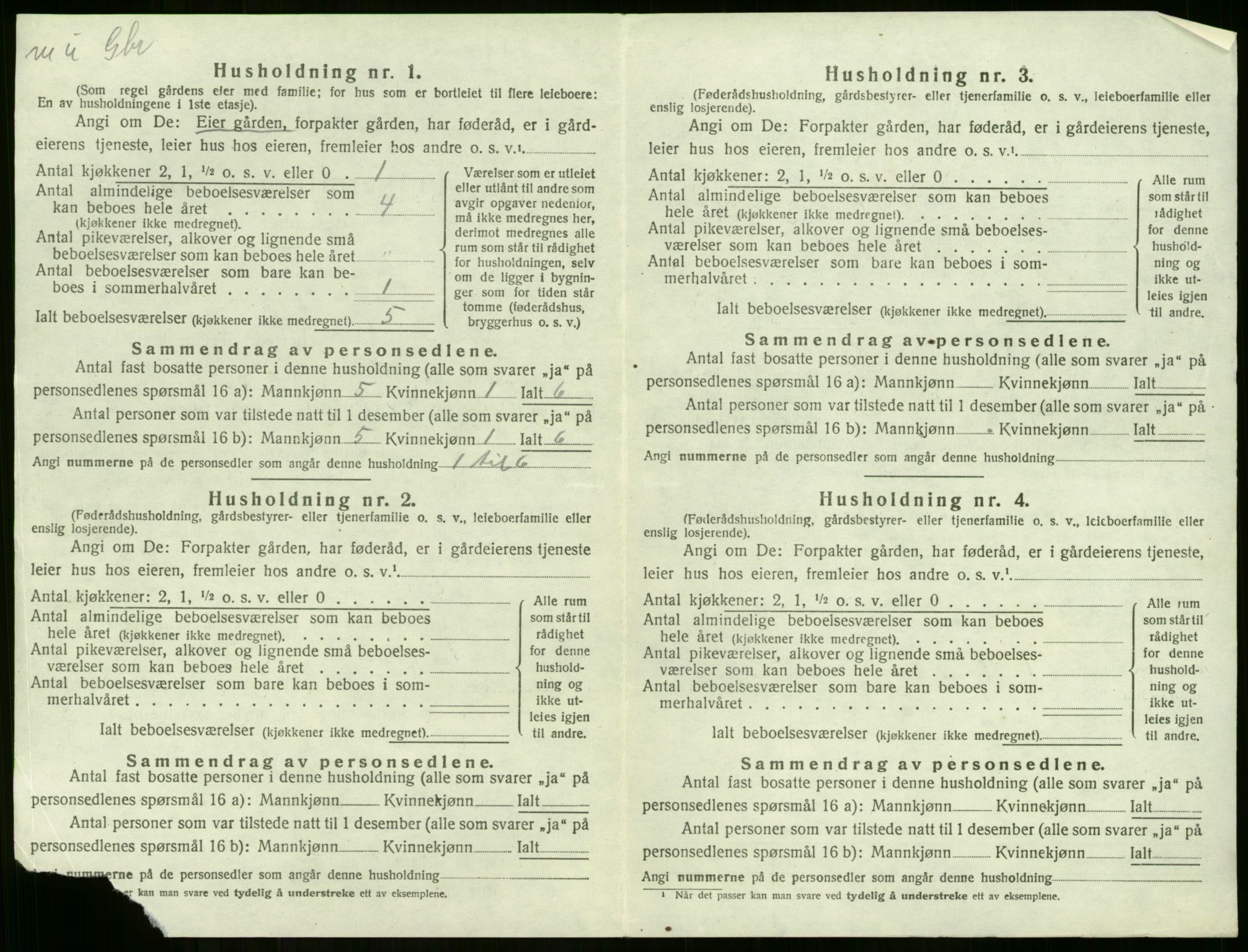 SAKO, 1920 census for Lier, 1920, p. 2731