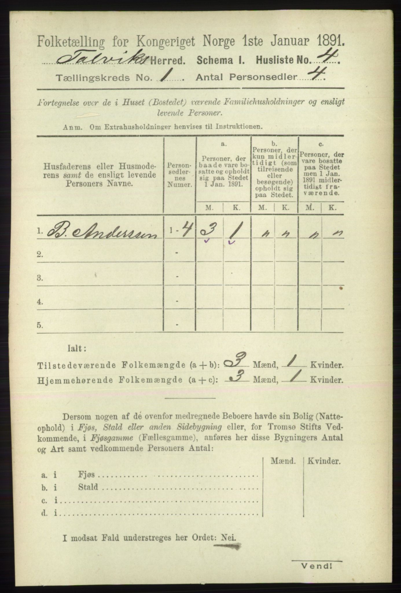 RA, 1891 census for 2013 Talvik, 1891, p. 2039