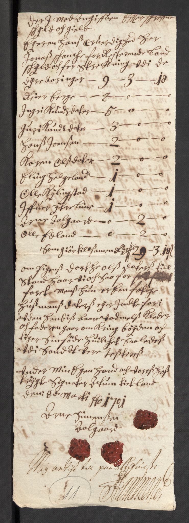 Rentekammeret inntil 1814, Reviderte regnskaper, Fogderegnskap, AV/RA-EA-4092/R46/L2730: Fogderegnskap Jæren og Dalane, 1699, p. 280