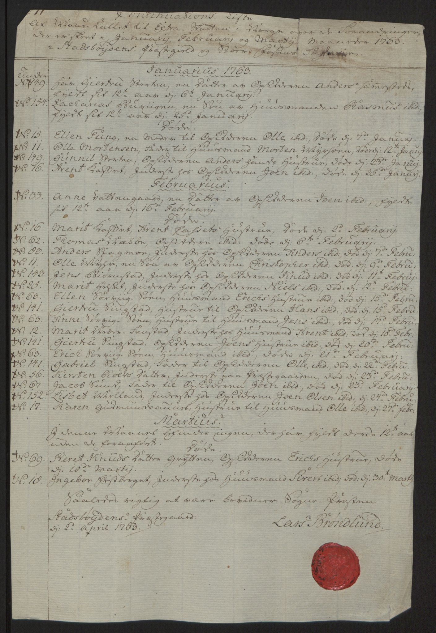 Rentekammeret inntil 1814, Reviderte regnskaper, Fogderegnskap, AV/RA-EA-4092/R57/L3930: Ekstraskatten Fosen, 1762-1763, p. 228