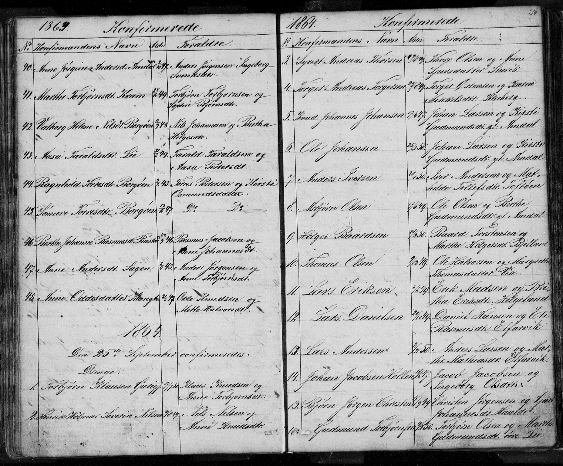 Nedstrand sokneprestkontor, SAST/A-101841/01/V: Parish register (copy) no. B 3, 1848-1933, p. 216