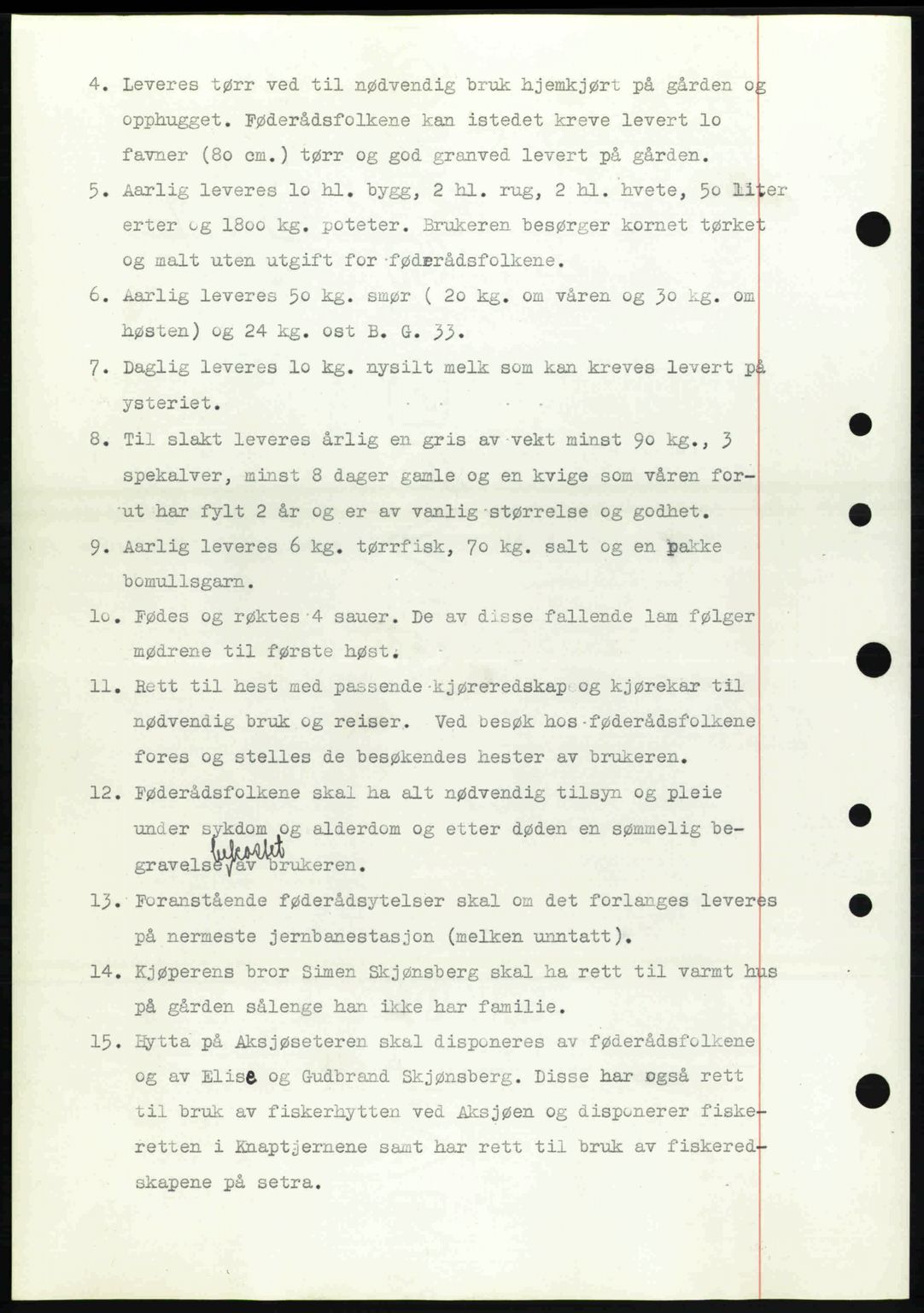 Sør-Gudbrandsdal tingrett, SAH/TING-004/H/Hb/Hbd/L0009: Mortgage book no. A9, 1941-1941, Diary no: : 927/1941