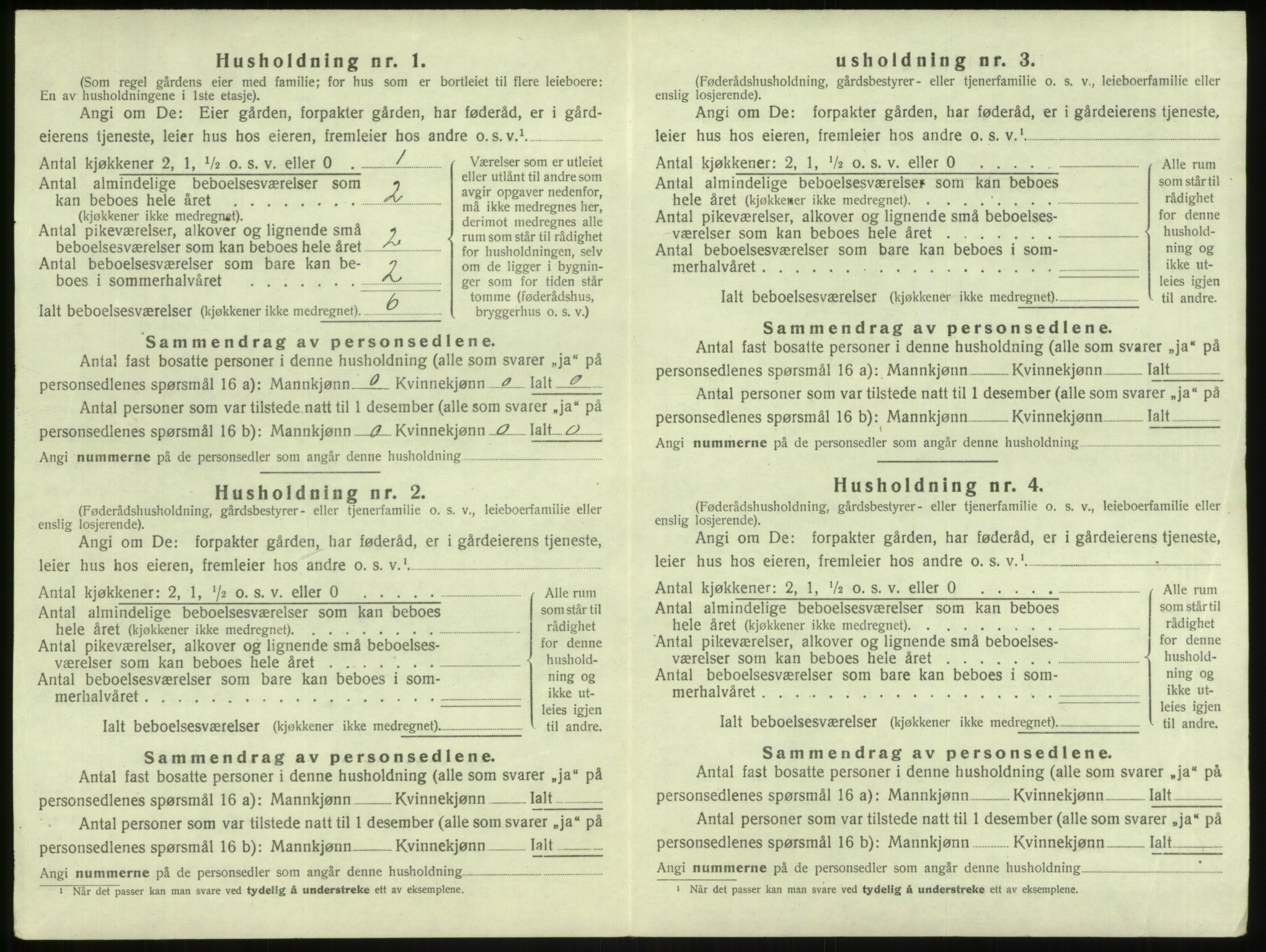 SAB, 1920 census for Lindås, 1920, p. 506