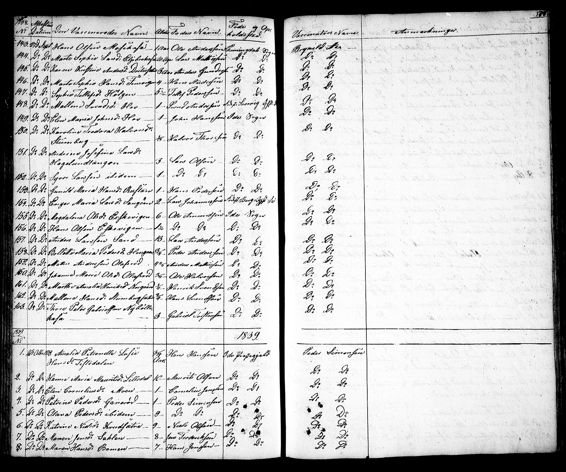 Idd prestekontor Kirkebøker, AV/SAO-A-10911/F/Fc/L0003: Parish register (official) no. III 3, 1832-1847, p. 378