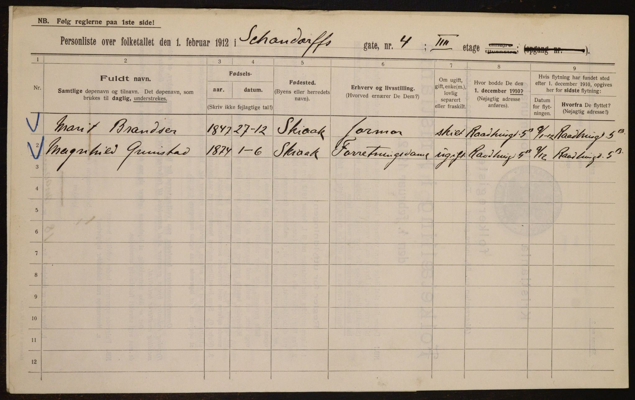 OBA, Municipal Census 1912 for Kristiania, 1912, p. 89793