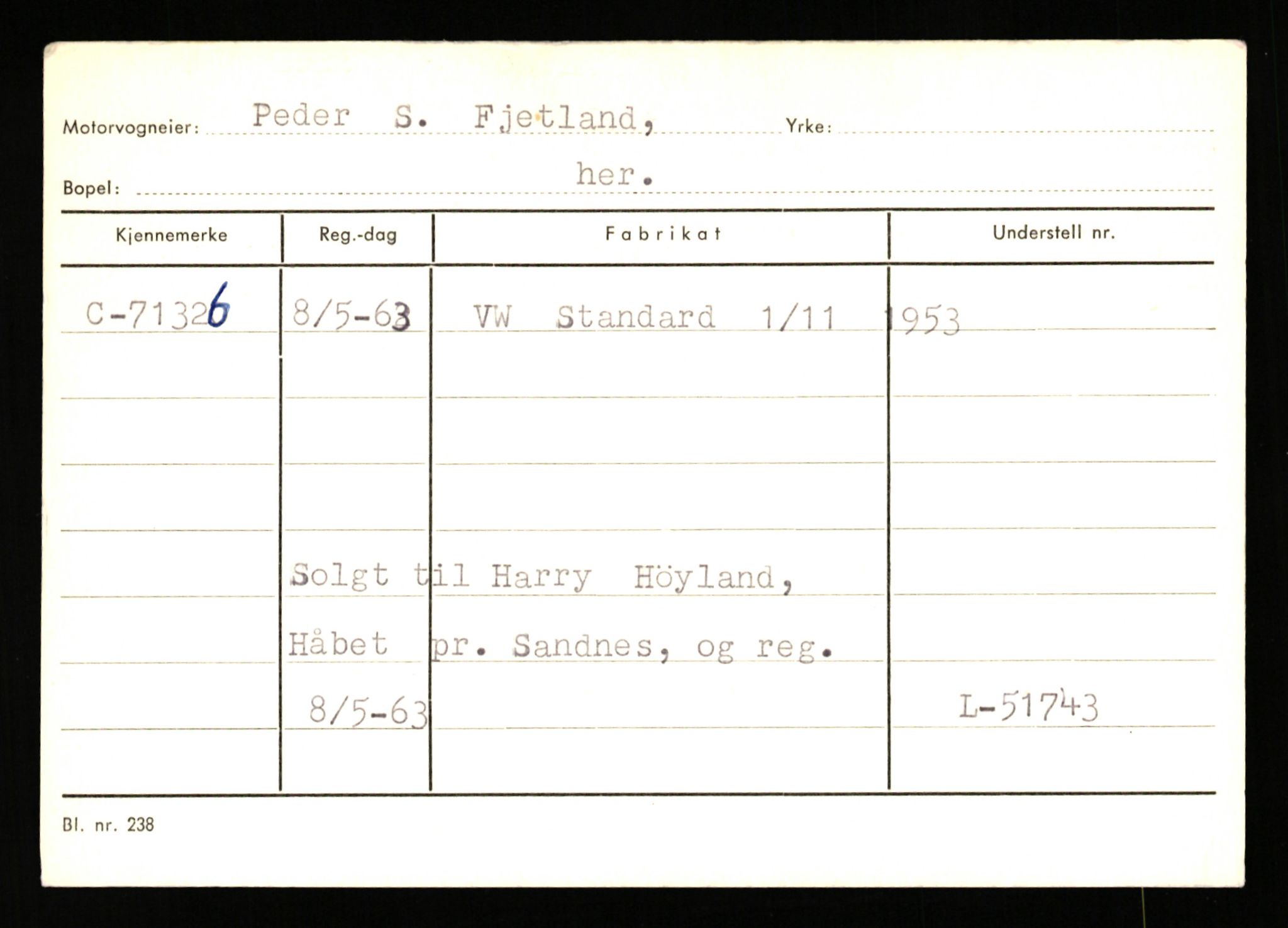 Stavanger trafikkstasjon, AV/SAST-A-101942/0/G/L0008: Registreringsnummer: 67519 - 84533, 1930-1971, p. 583