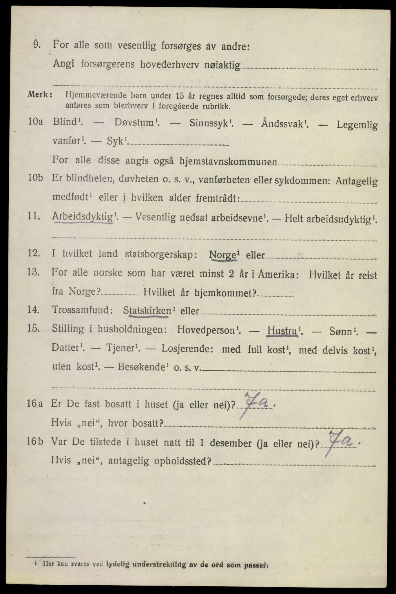 SAKO, 1920 census for Krødsherad, 1920, p. 4952