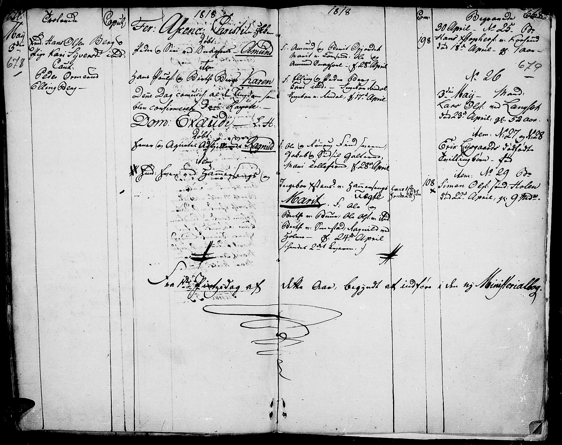 Fåberg prestekontor, SAH/PREST-086/H/Ha/Haa/L0002: Parish register (official) no. 2, 1775-1818, p. 678-679