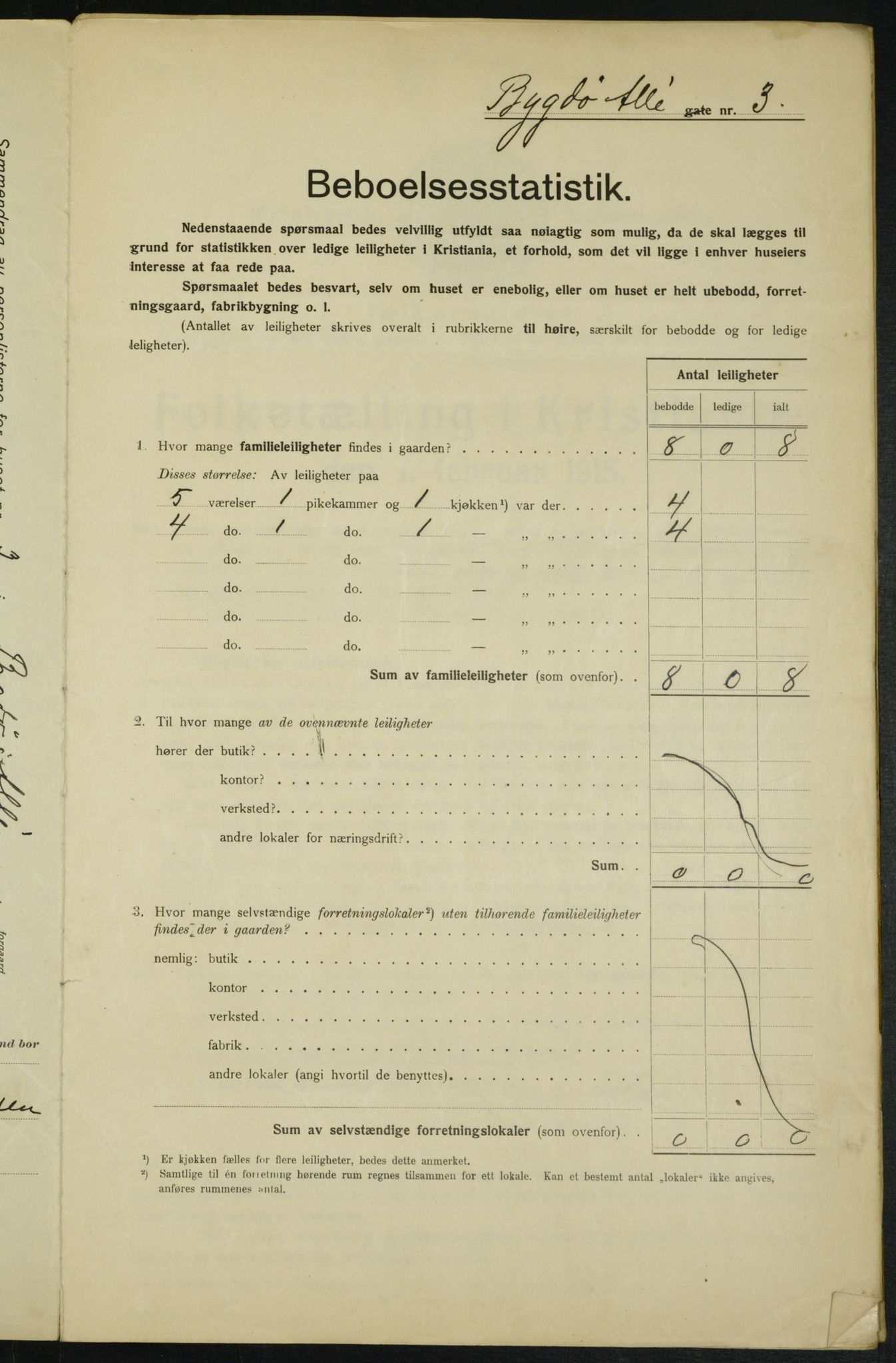 OBA, Municipal Census 1915 for Kristiania, 1915, p. 10187