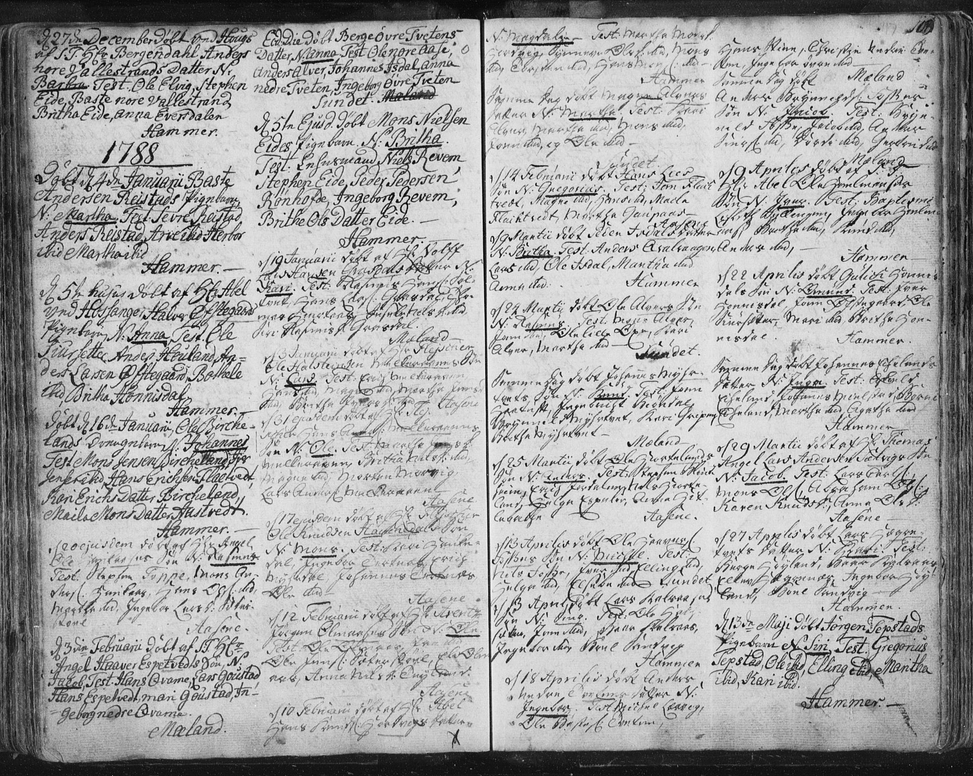 Hamre sokneprestembete, AV/SAB-A-75501/H/Ha/Haa/Haaa/L0008: Parish register (official) no. A 8, 1778-1804, p. 117