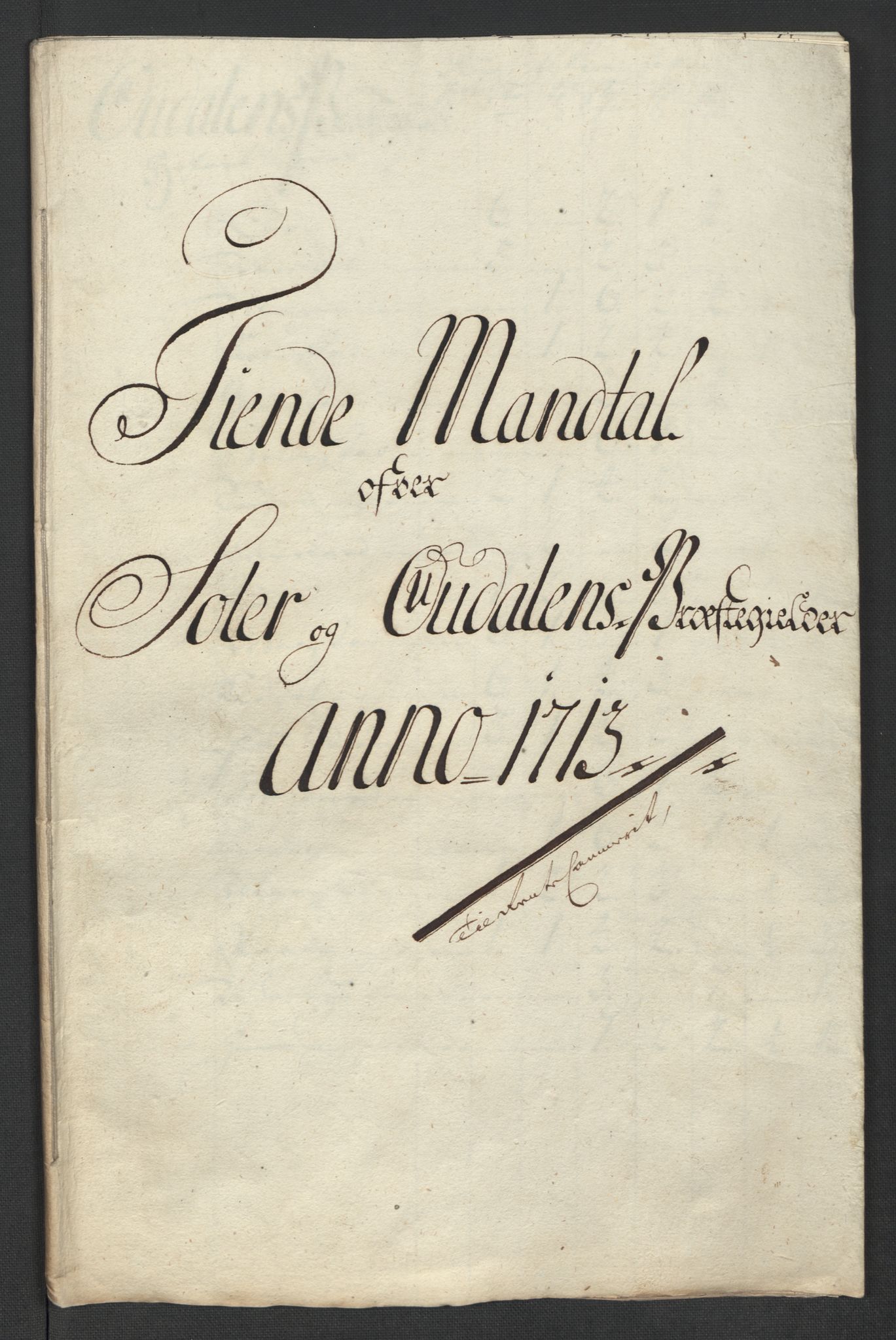 Rentekammeret inntil 1814, Reviderte regnskaper, Fogderegnskap, RA/EA-4092/R13/L0850: Fogderegnskap Solør, Odal og Østerdal, 1713, p. 332