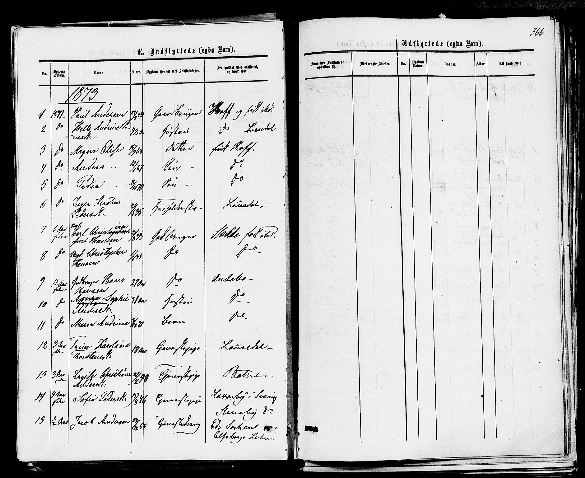 Våle kirkebøker, AV/SAKO-A-334/F/Fa/L0010: Parish register (official) no. I 10, 1861-1877, p. 366