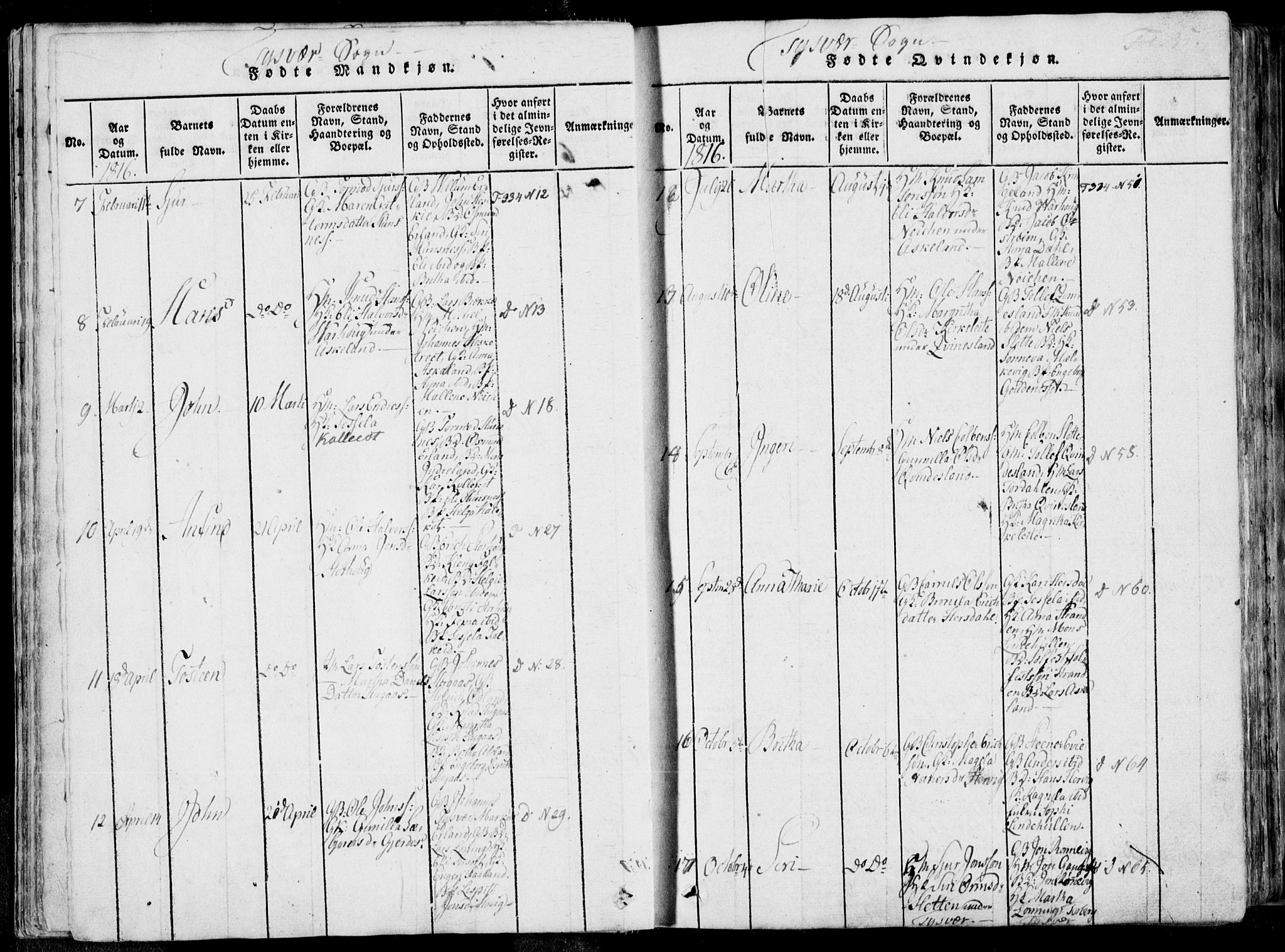 Skjold sokneprestkontor, AV/SAST-A-101847/H/Ha/Haa/L0004: Parish register (official) no. A 4 /1, 1815-1830, p. 35