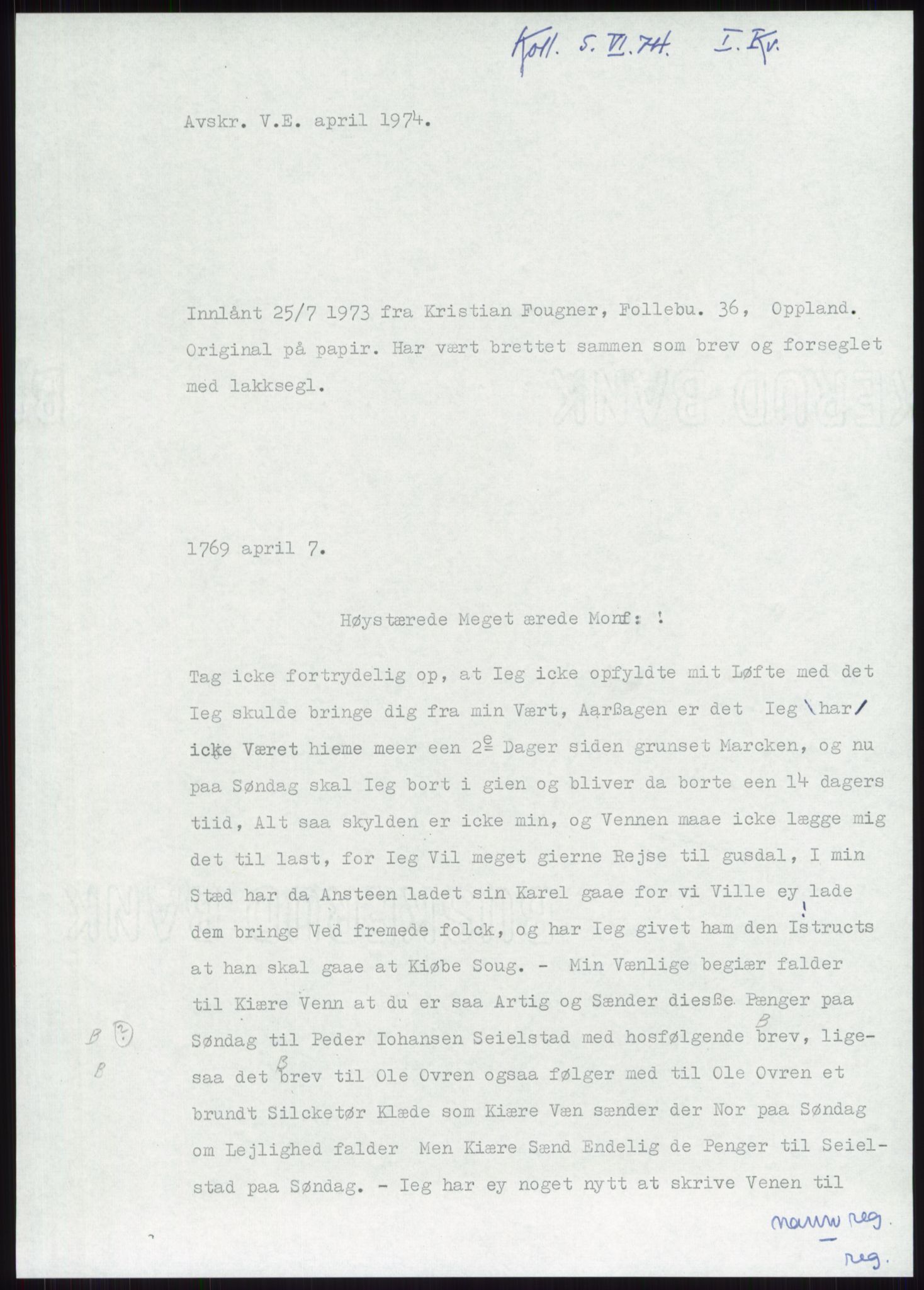 Samlinger til kildeutgivelse, Diplomavskriftsamlingen, RA/EA-4053/H/Ha, p. 2130