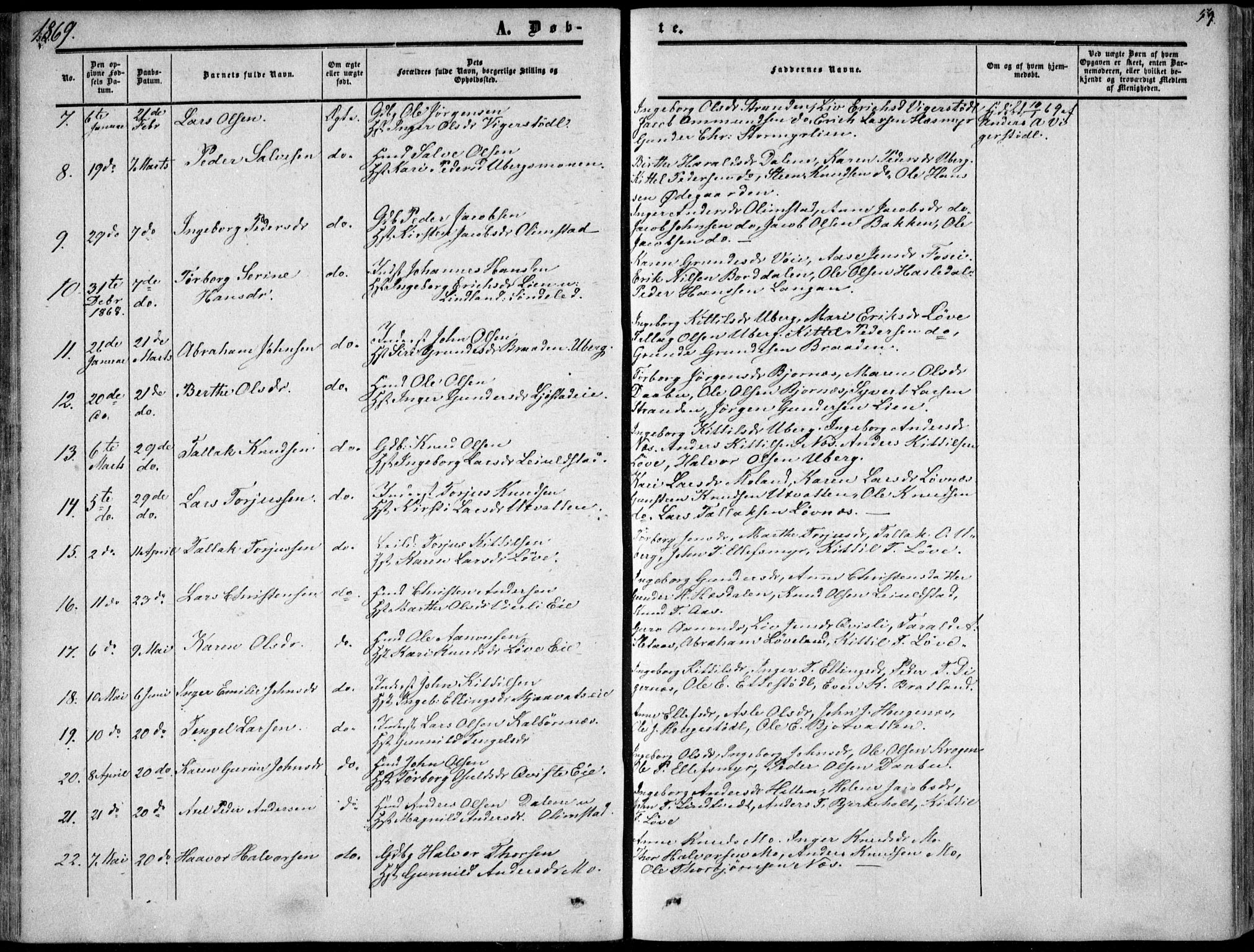 Gjerstad sokneprestkontor, AV/SAK-1111-0014/F/Fa/Fab/L0003: Parish register (official) no. A 3, 1853-1878, p. 59