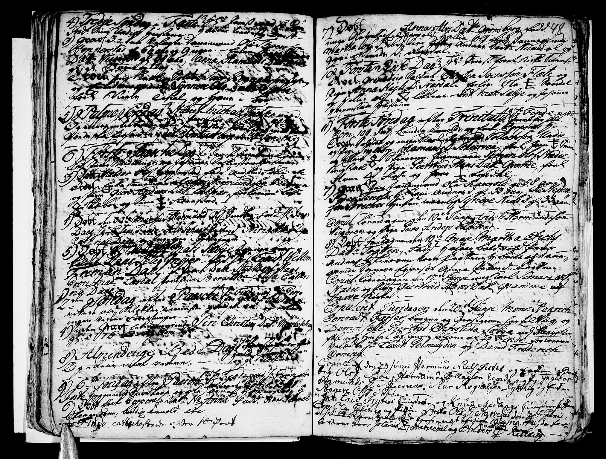 Vik sokneprestembete, SAB/A-81501: Parish register (official) no. A 3 /1, 1755-1771, p. 48