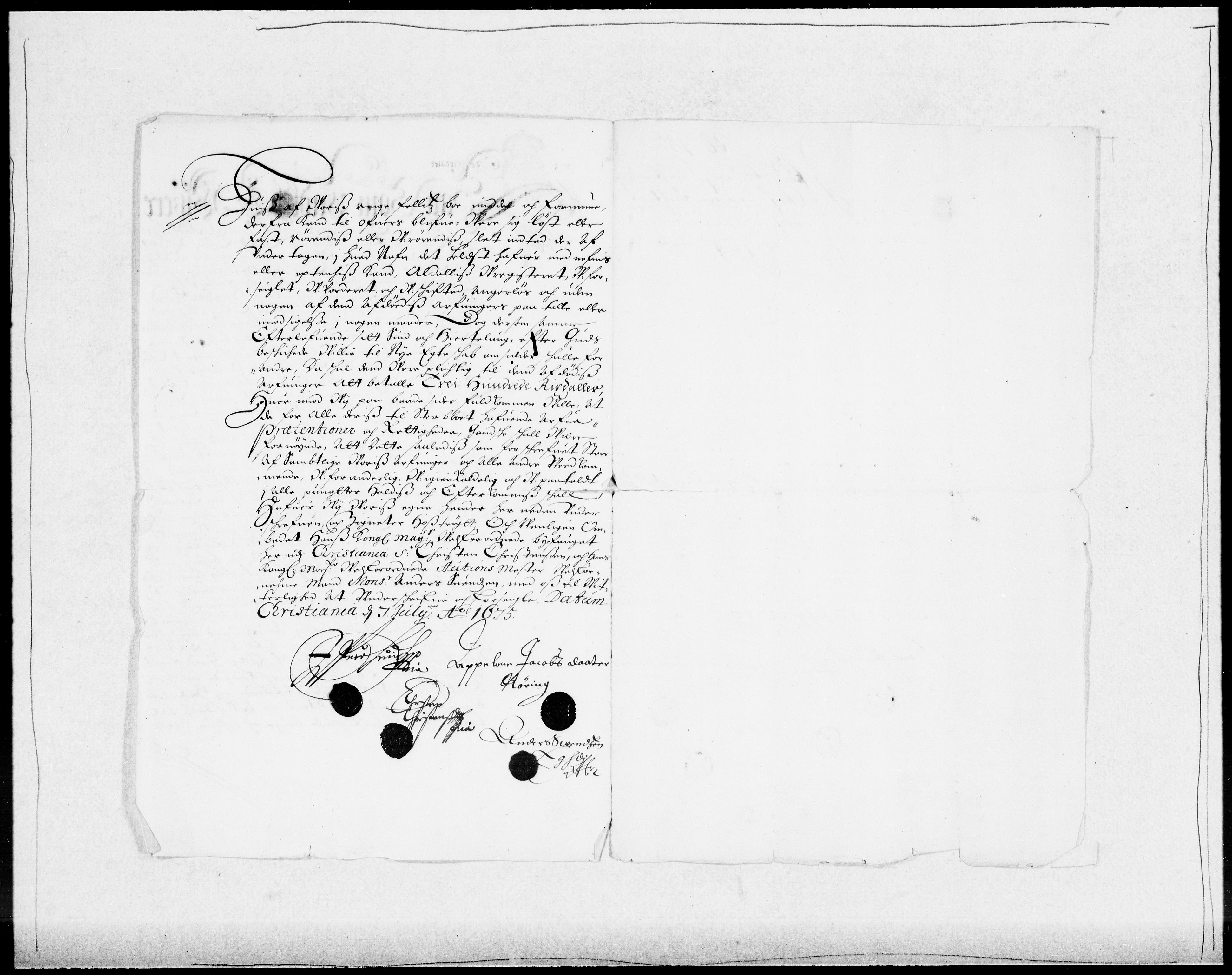 Danske Kanselli 1572-1799, AV/RA-EA-3023/F/Fc/Fcc/Fcca/L0032: Norske innlegg 1572-1799, 1674-1680, p. 257