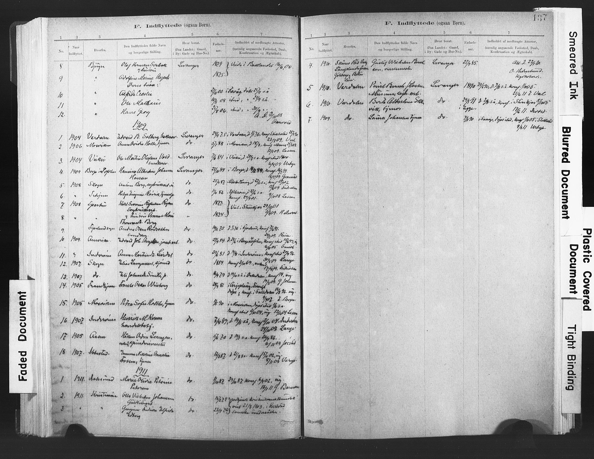 Ministerialprotokoller, klokkerbøker og fødselsregistre - Nord-Trøndelag, SAT/A-1458/720/L0189: Parish register (official) no. 720A05, 1880-1911, p. 137
