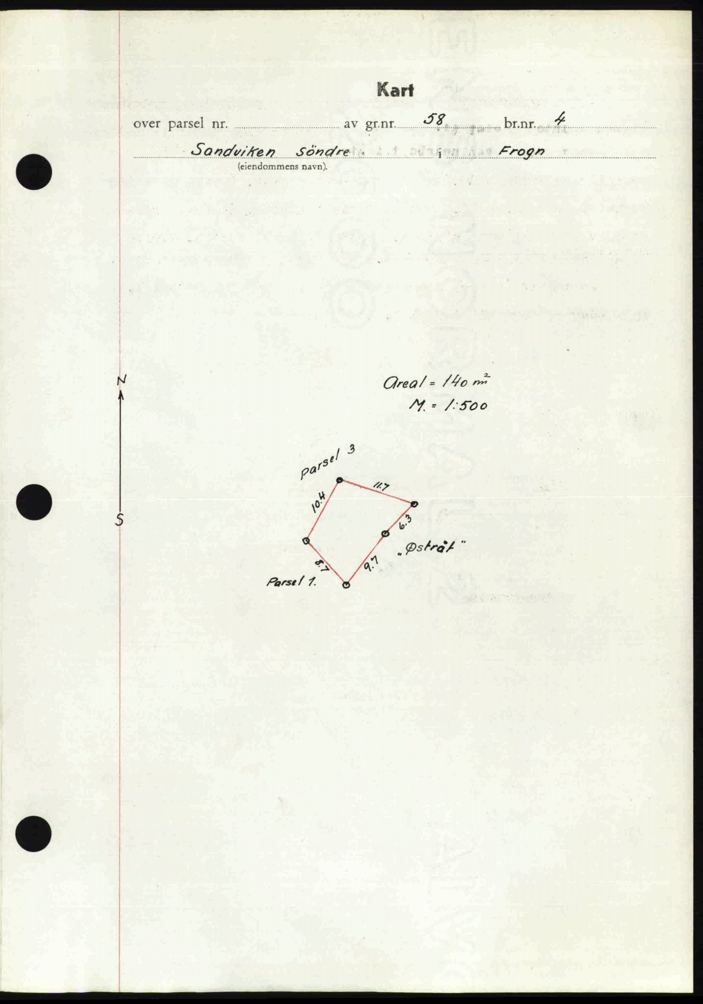 Follo sorenskriveri, SAO/A-10274/G/Ga/Gaa/L0085: Mortgage book no. I 85, 1948-1948, Diary no: : 4518/1948