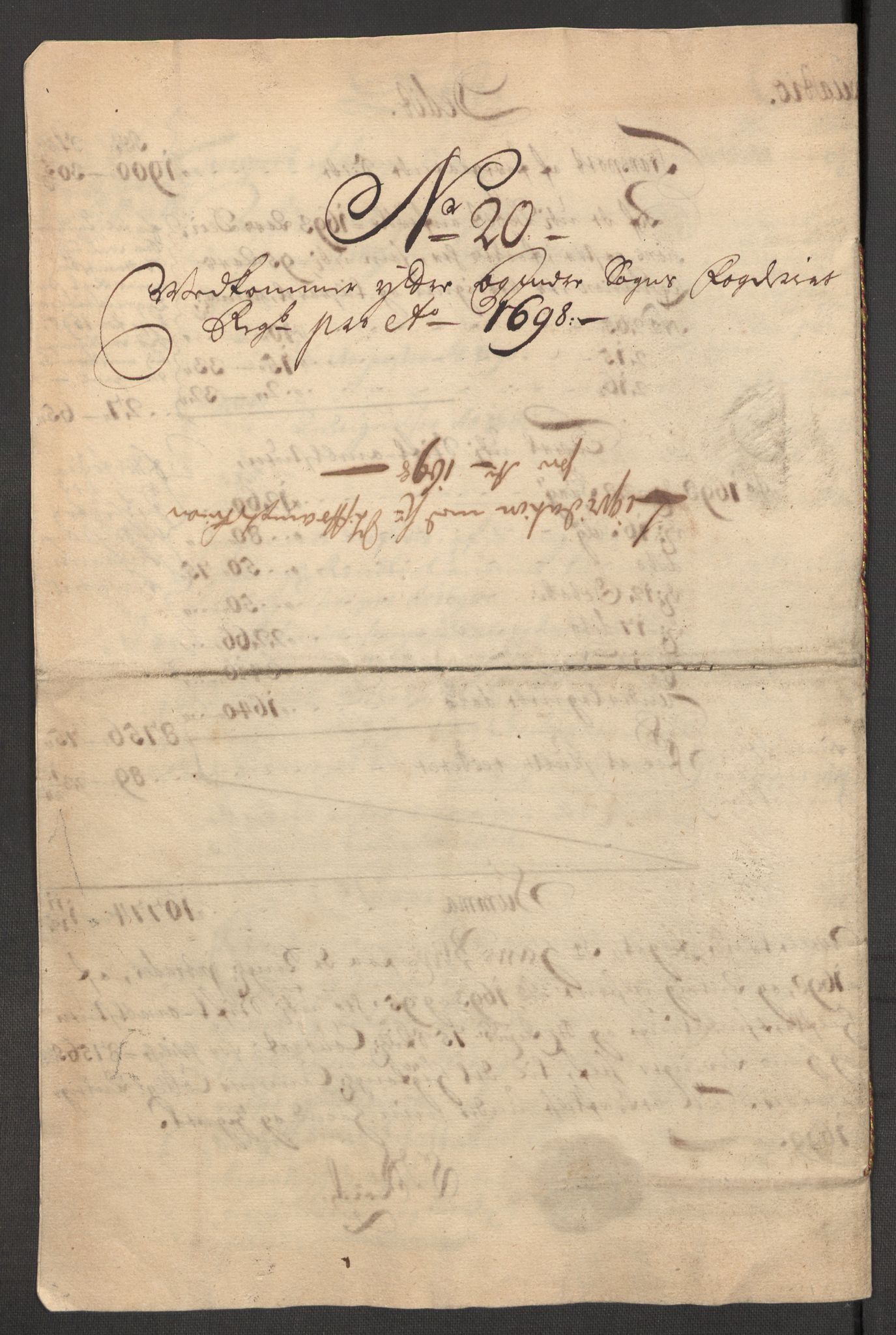 Rentekammeret inntil 1814, Reviderte regnskaper, Fogderegnskap, RA/EA-4092/R52/L3310: Fogderegnskap Sogn, 1698-1699, p. 286