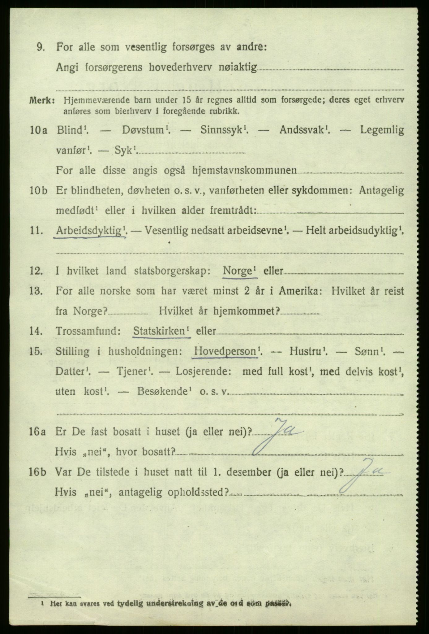 SAB, 1920 census for Luster, 1920, p. 3211