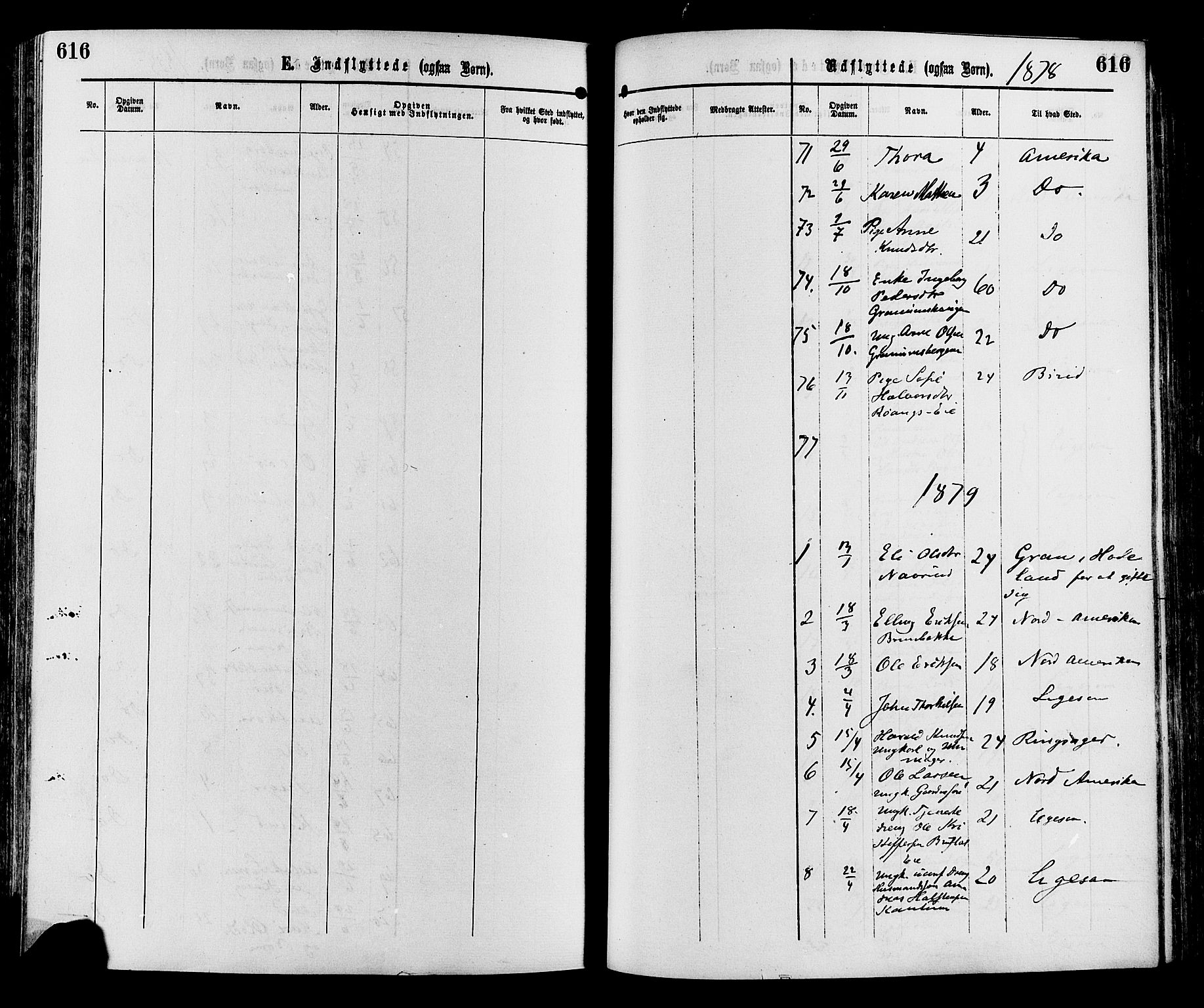 Sør-Aurdal prestekontor, SAH/PREST-128/H/Ha/Haa/L0008: Parish register (official) no. 8, 1877-1885, p. 616