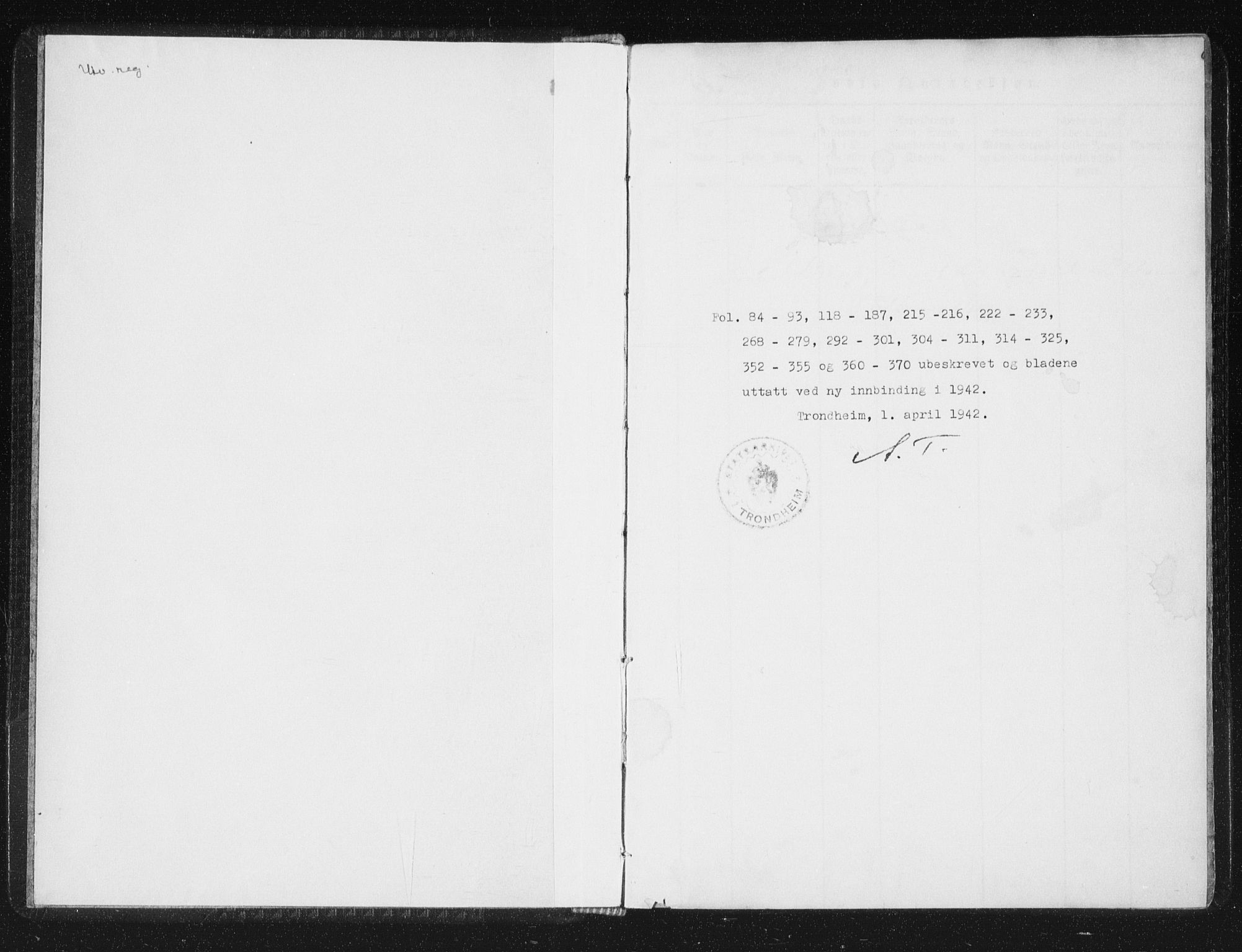 Ministerialprotokoller, klokkerbøker og fødselsregistre - Sør-Trøndelag, SAT/A-1456/689/L1037: Parish register (official) no. 689A02, 1816-1842