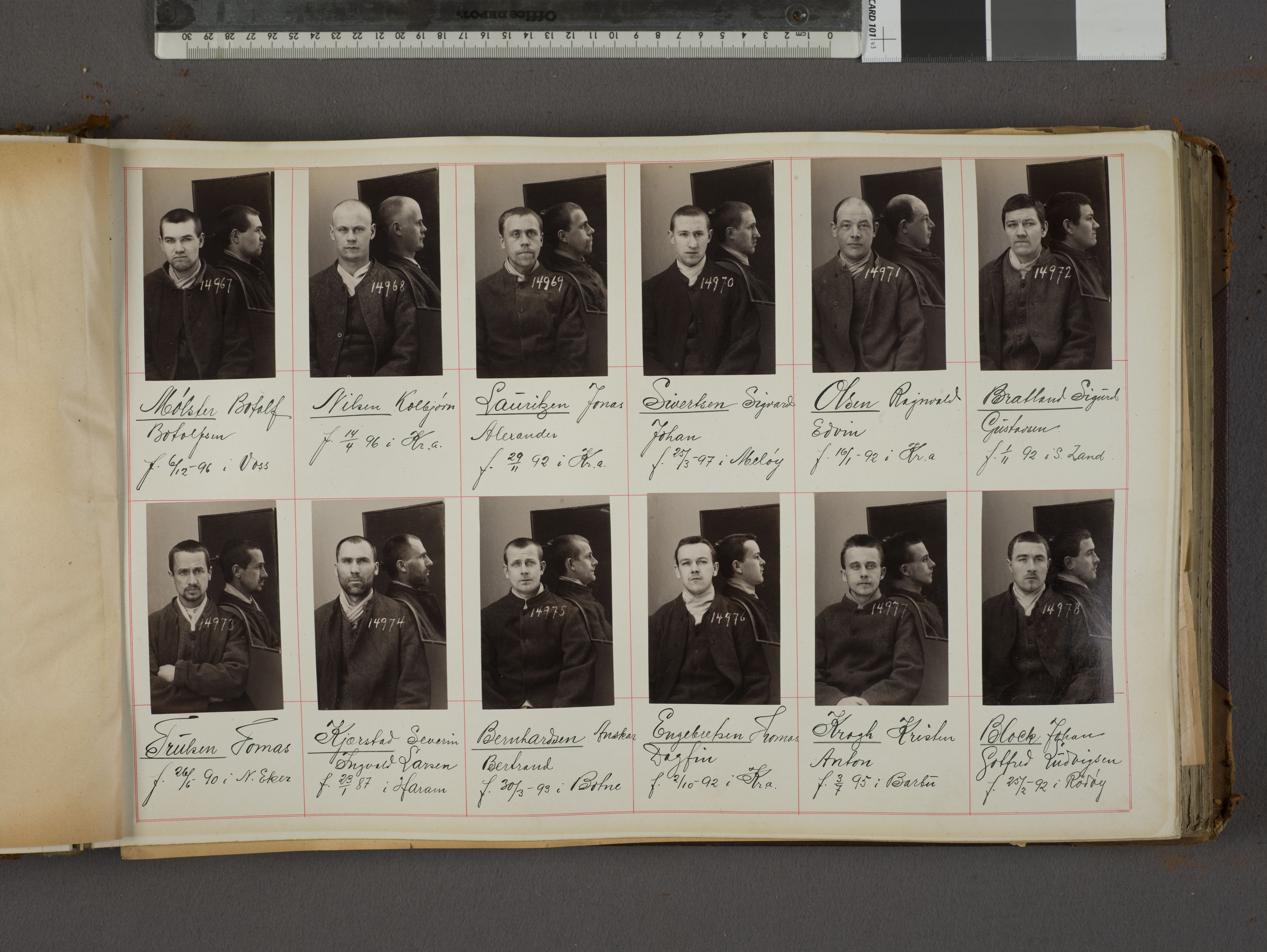 Oslo politikammer, Kriminalavdelingen, AV/SAO-A-11137/U/Ua/L0017: Forbryteralbum, 1915-1920, p. 23