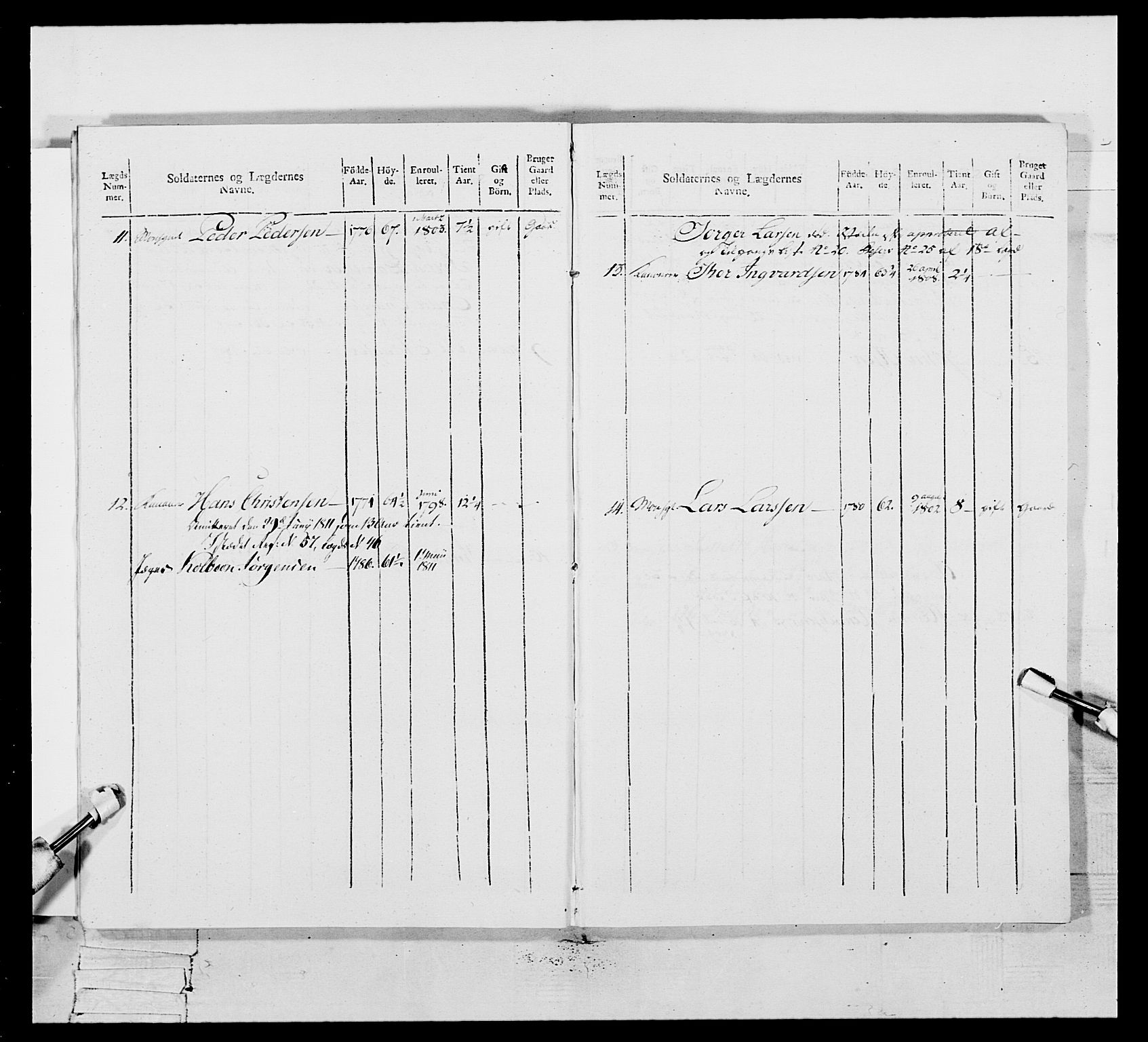 Generalitets- og kommissariatskollegiet, Det kongelige norske kommissariatskollegium, AV/RA-EA-5420/E/Eh/L0111: Vesterlenske nasjonale infanteriregiment, 1810, p. 353